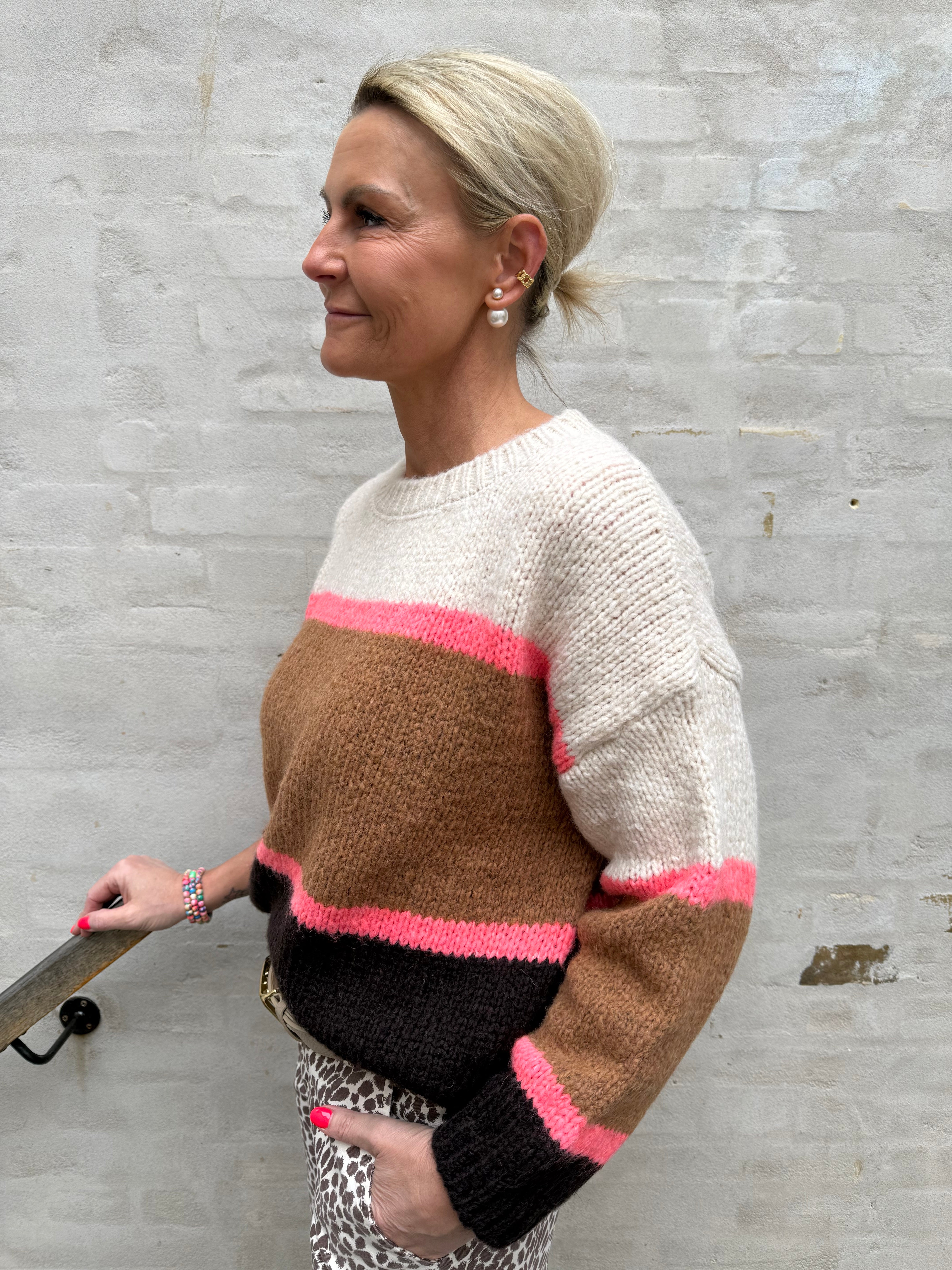 HILDUR knit jumper - Camel