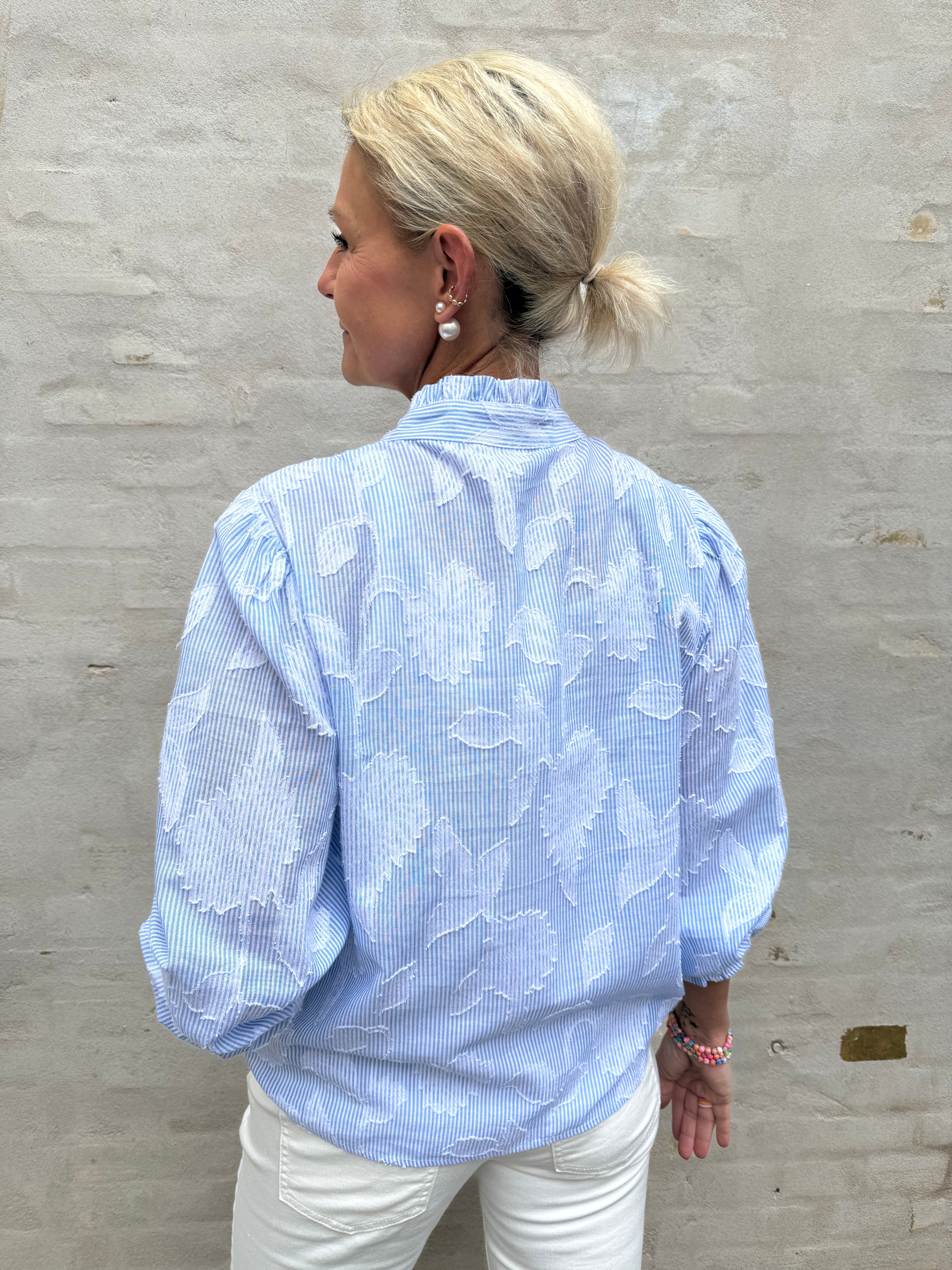 Isabella Shirt - Blue Stripe