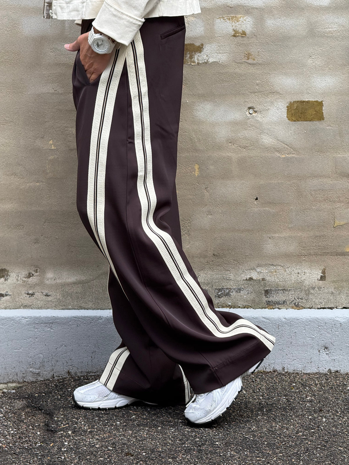 AliniCC Double Panel Pant - Dark Brown