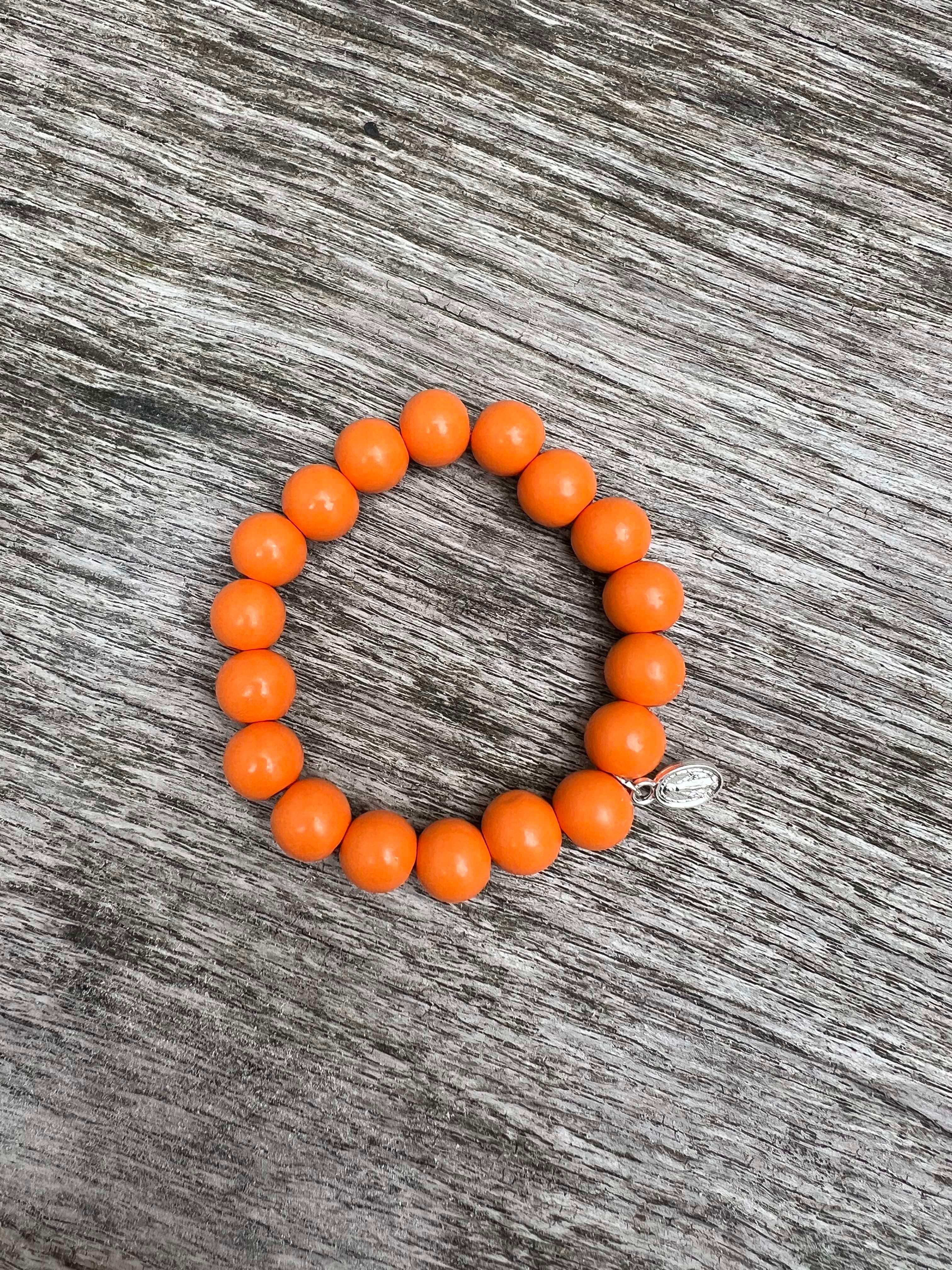 Timber bracelet orange