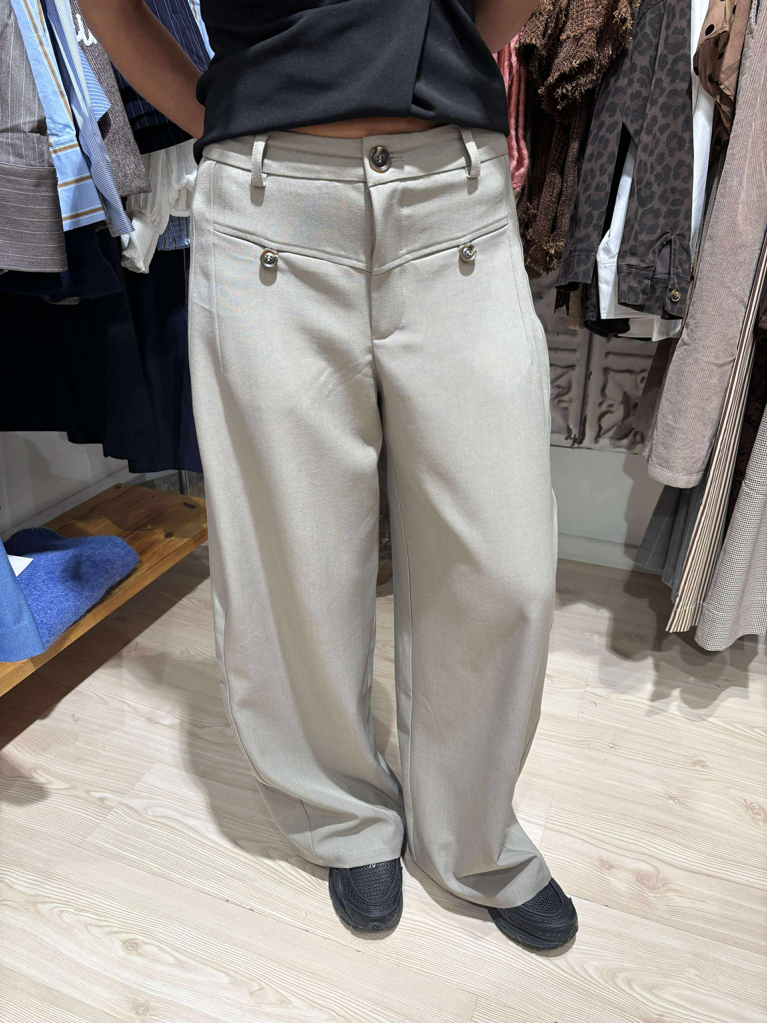 Massie Structure Pants - Warm Grey