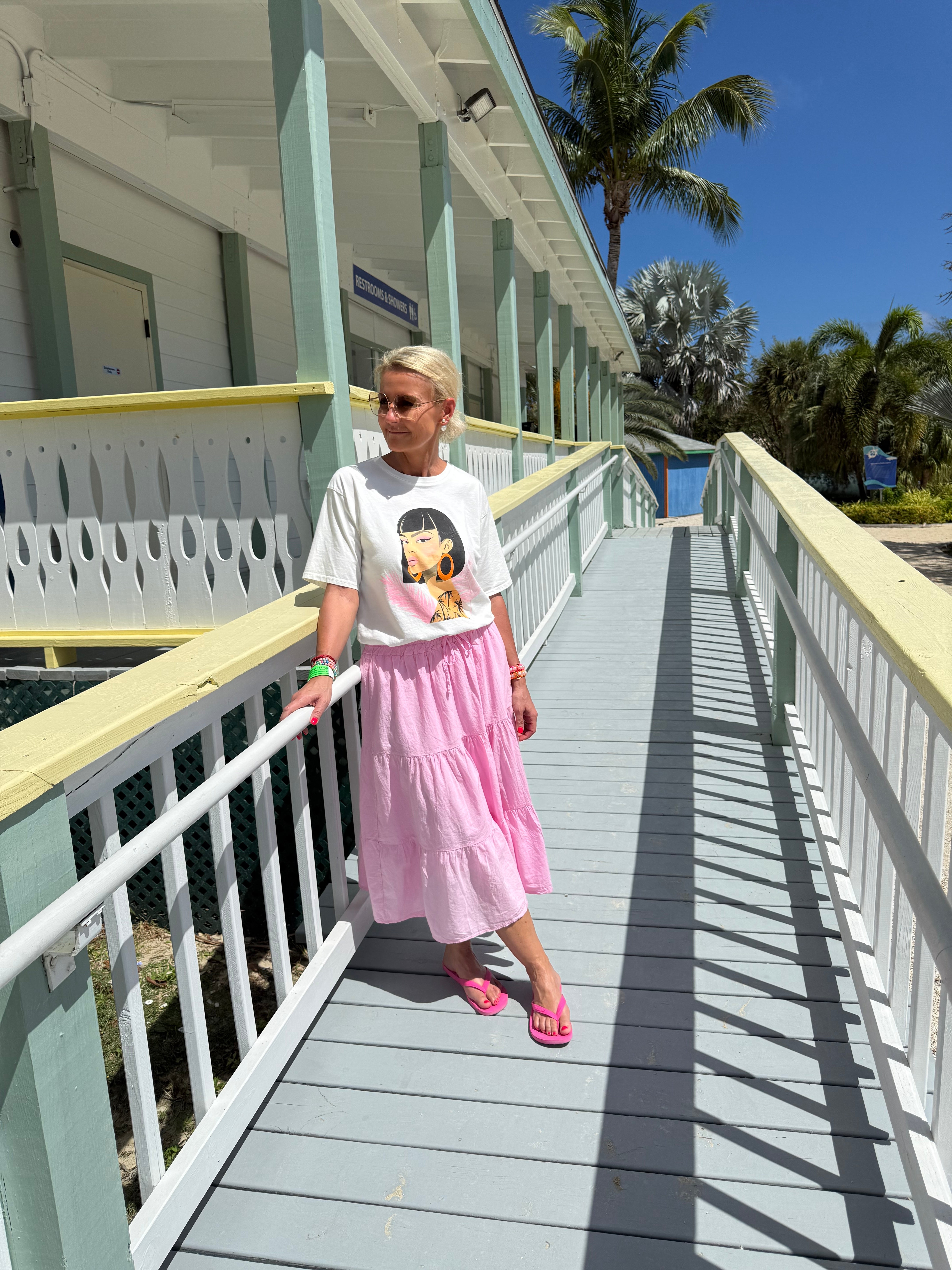 Summer Vibe Skirt - Pink