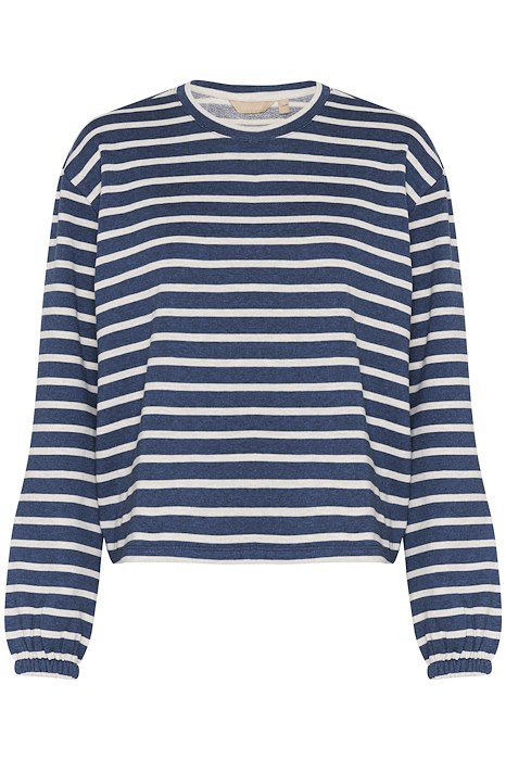 Zona sweatshirt blue/white stripe