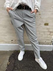 Lisa Slim Pant - Cloud Dancer/Sky captain