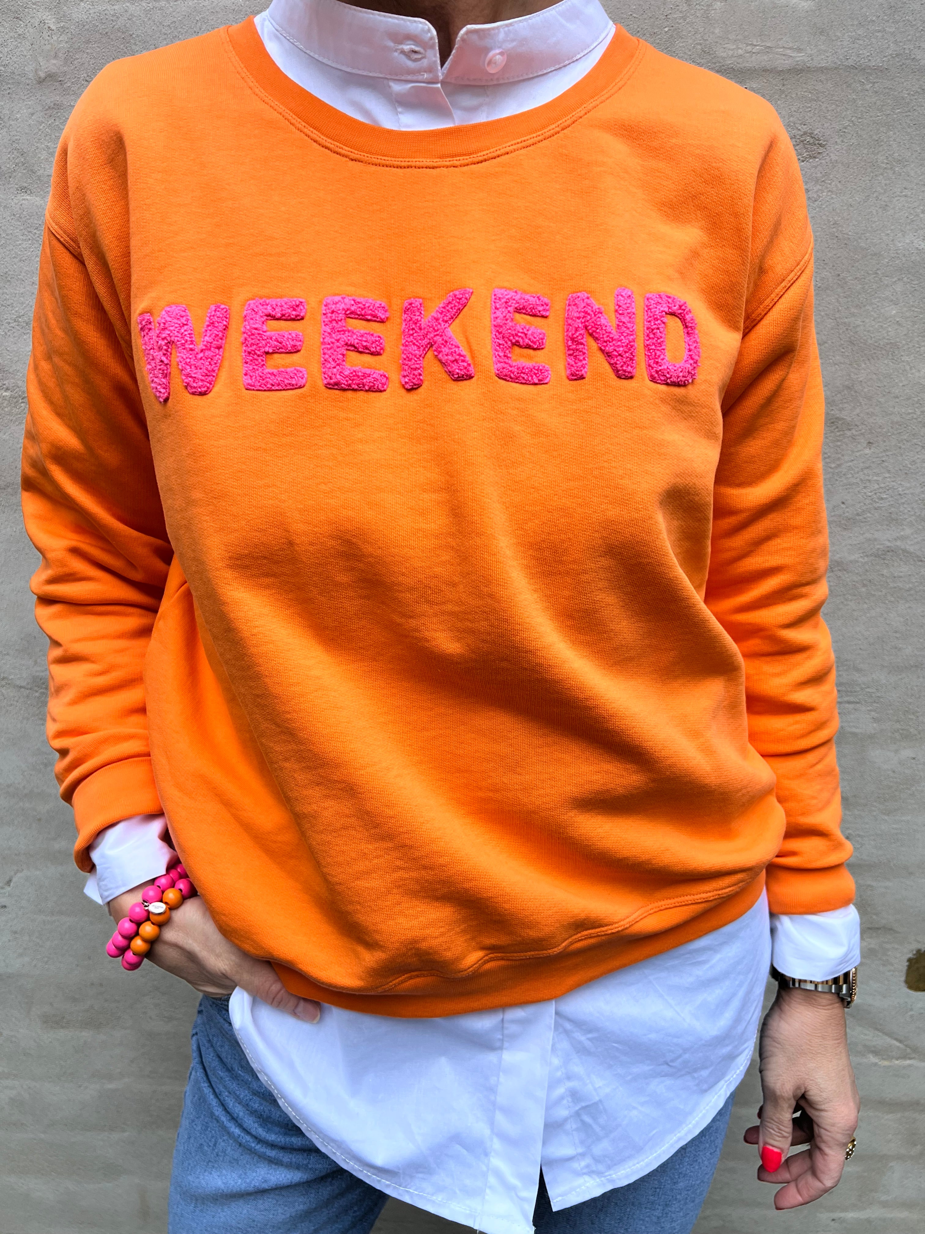 Weekend S-shirt Orange- pink