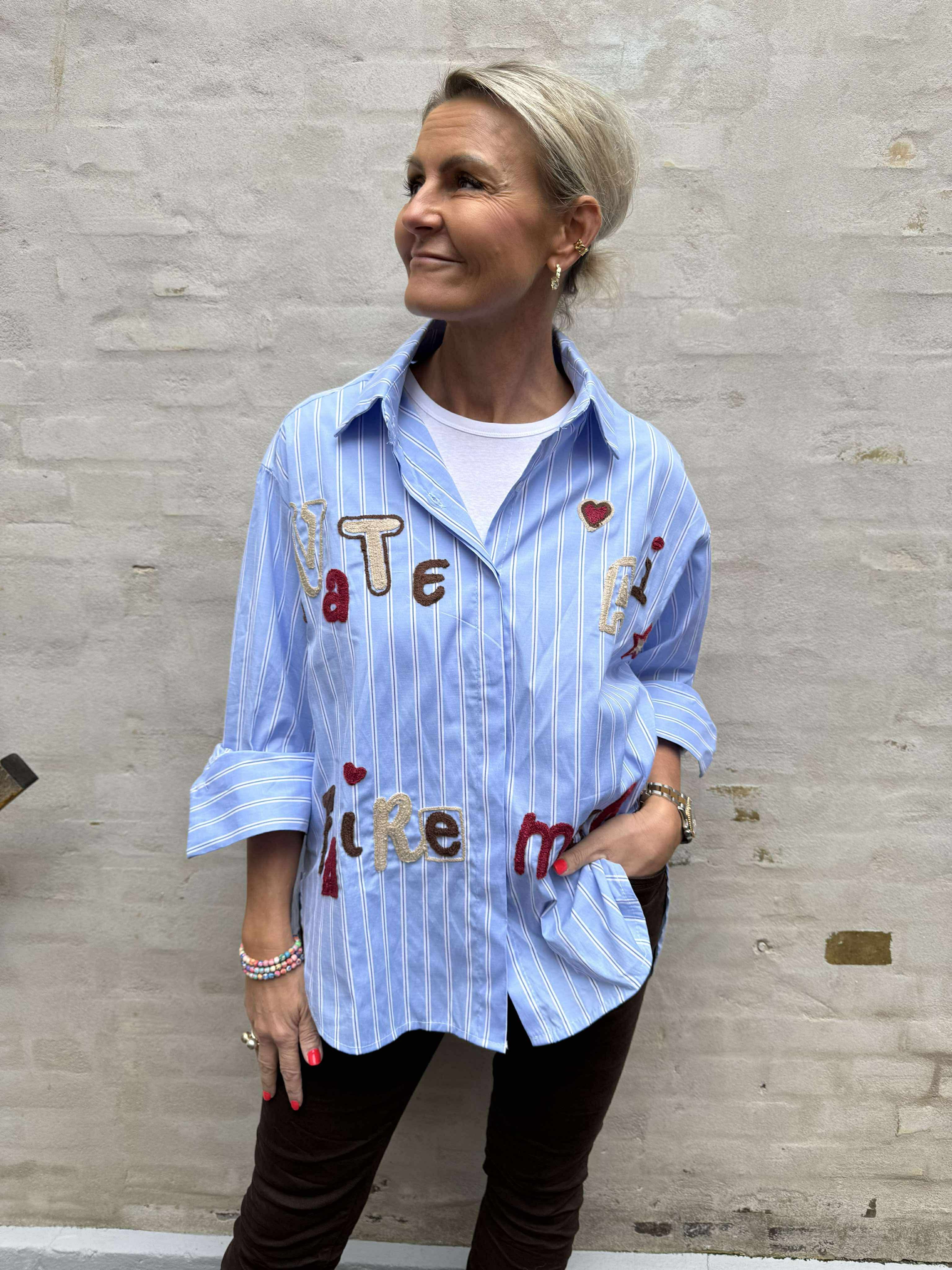 Faire Mer Skjorte - Blue Stripe