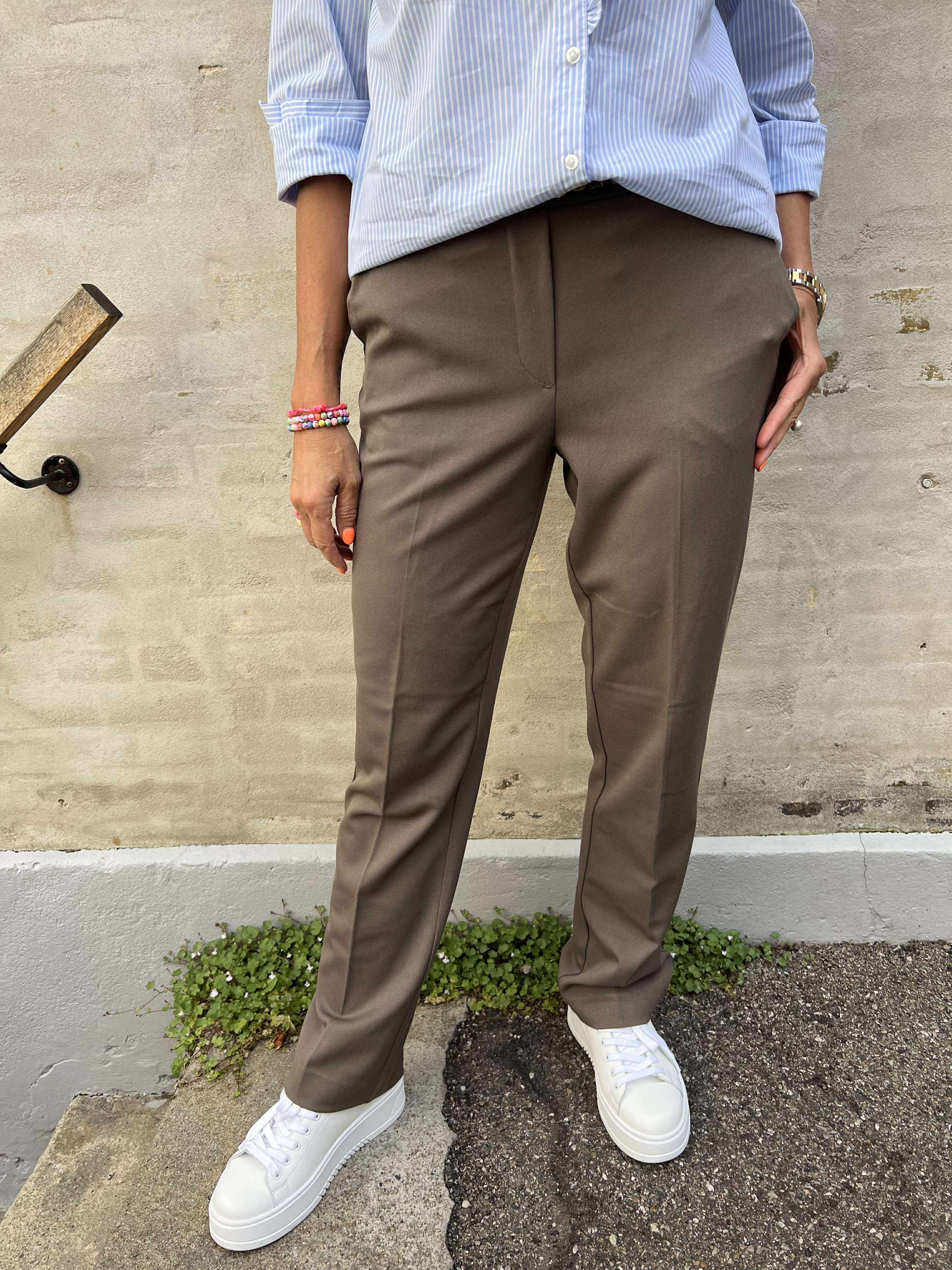 Lisa Straight Pant - Moro