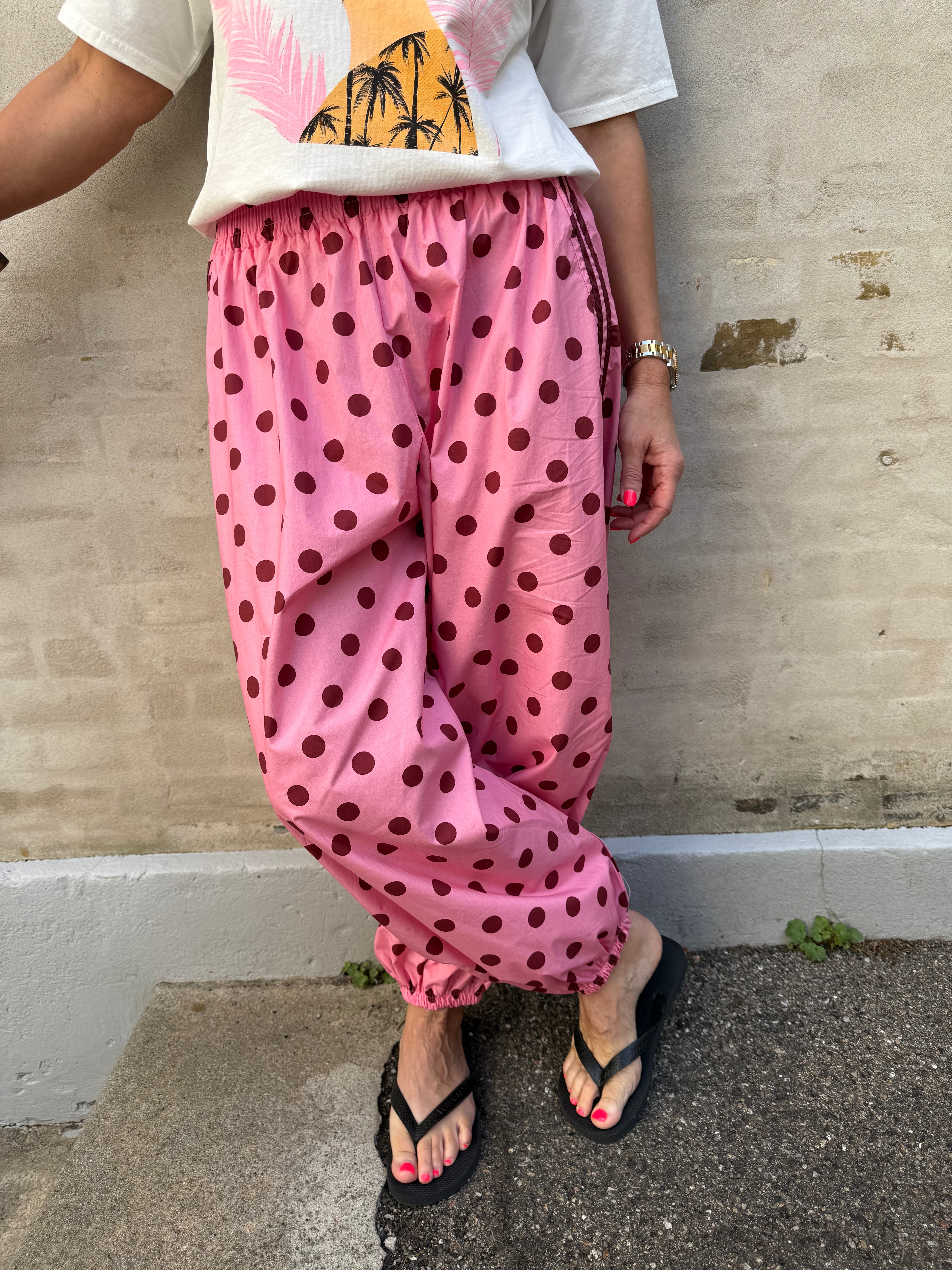 PREORDER-Ballon Dot Pants - Pink