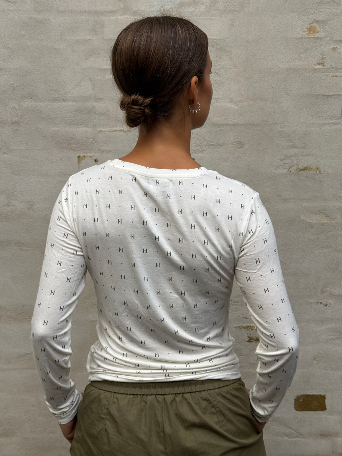 HTD tee l/s Cashmere Blend - White