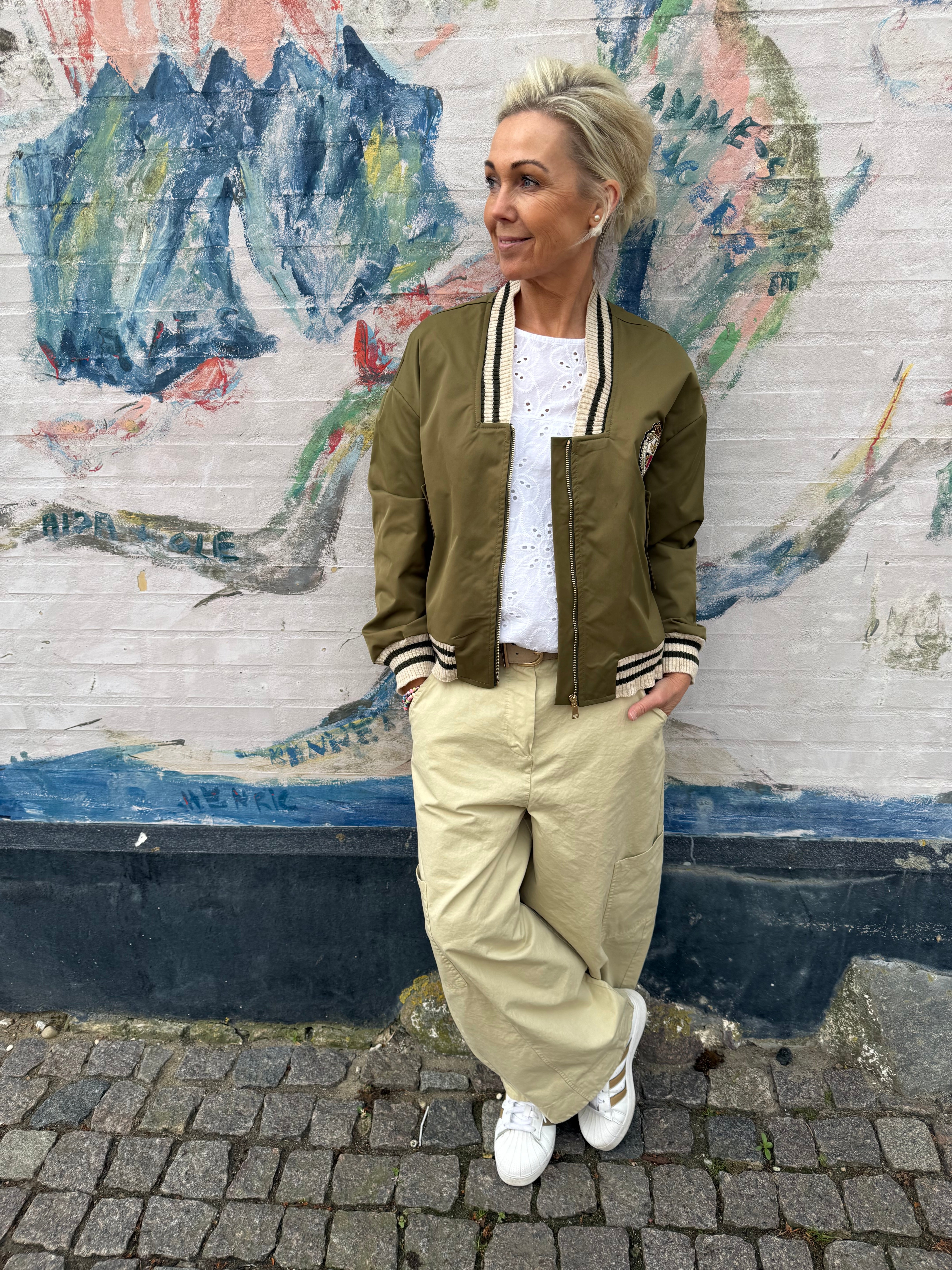 Sandy Bomber Jacket - Militare