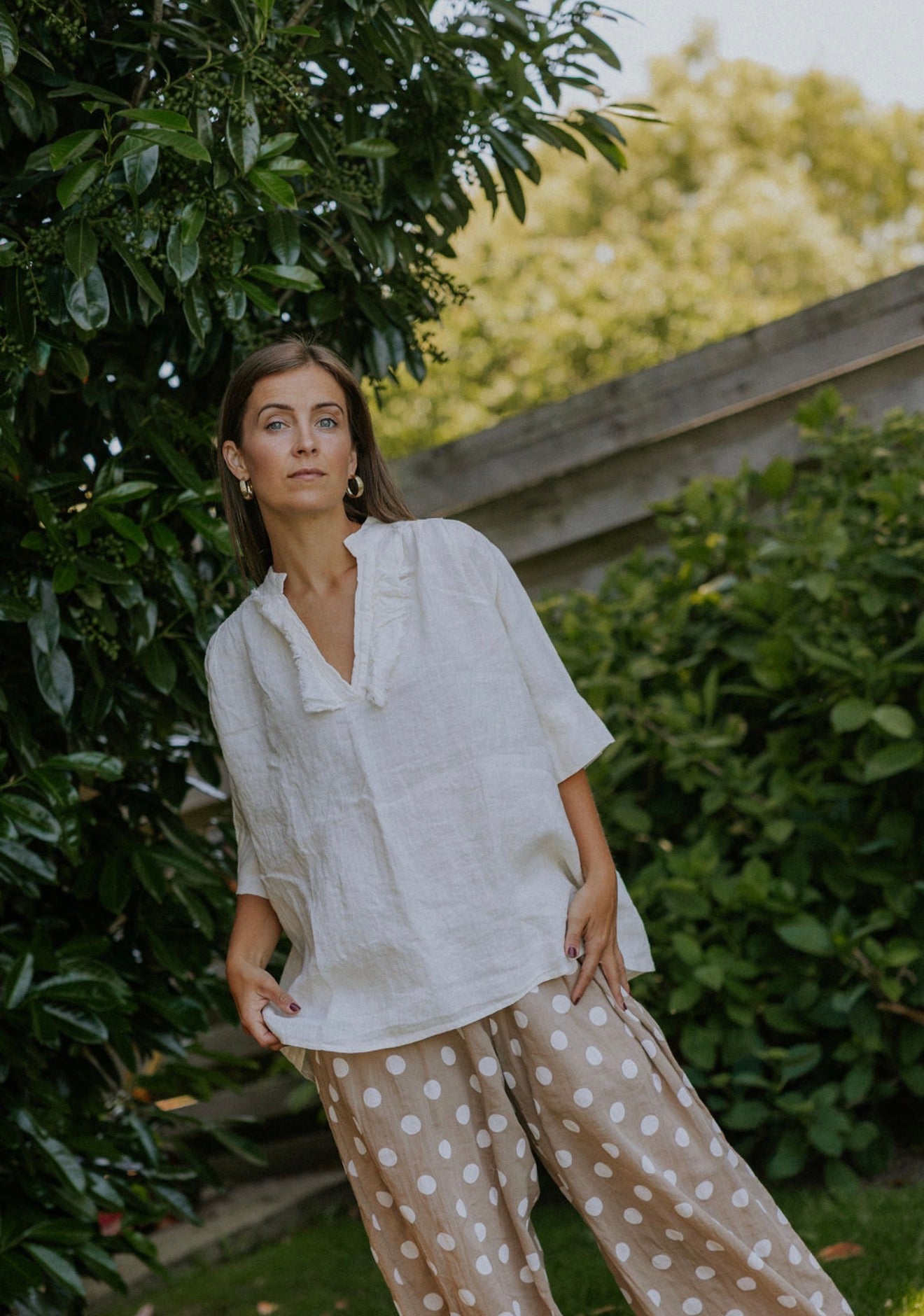 Lino Blouse - Burro