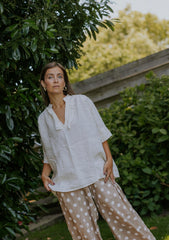 Lino Blouse - Burro