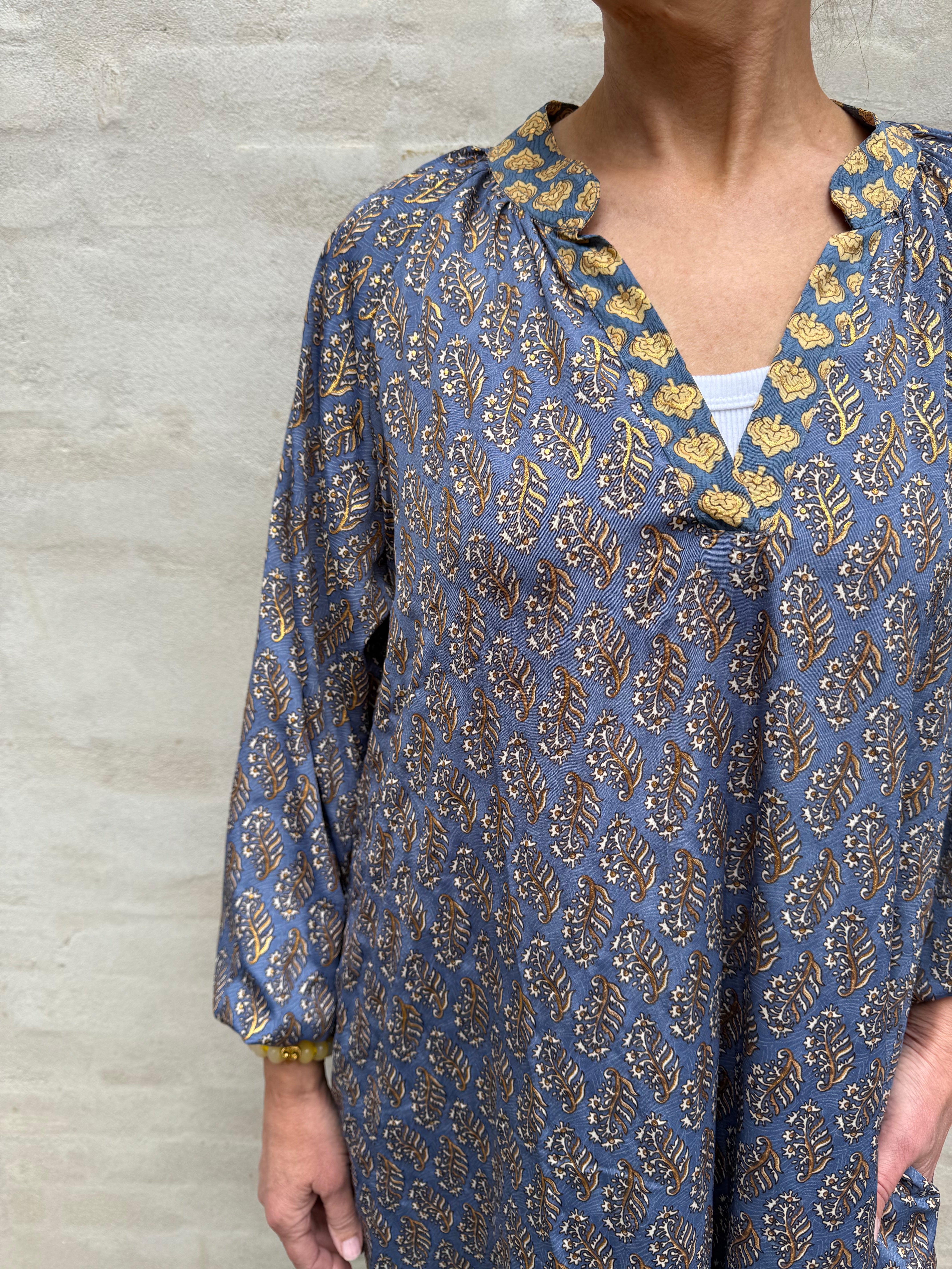 LUNA Nelly dress - Blue Mist Multi