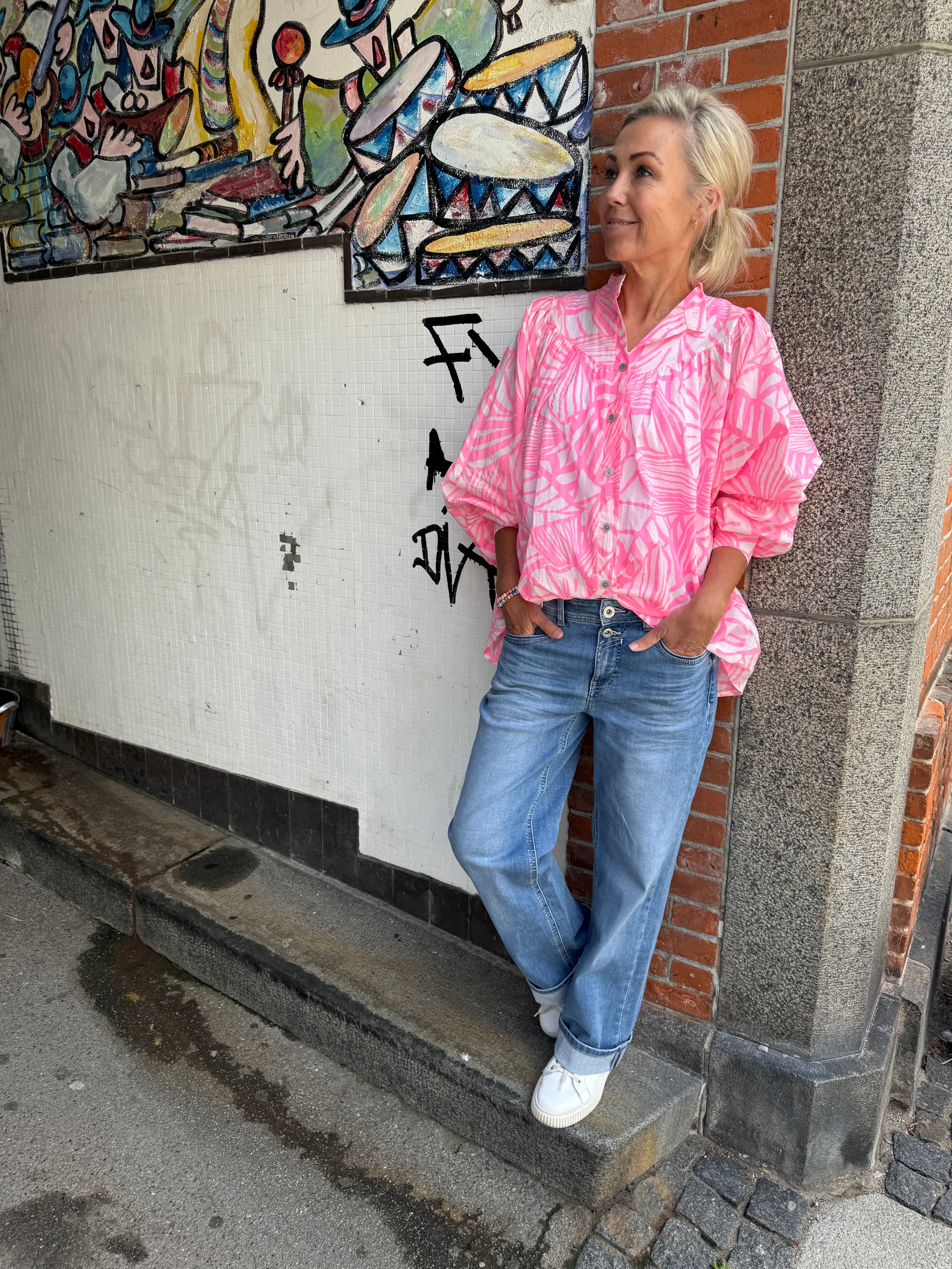 Denim Straight Leg - Blå