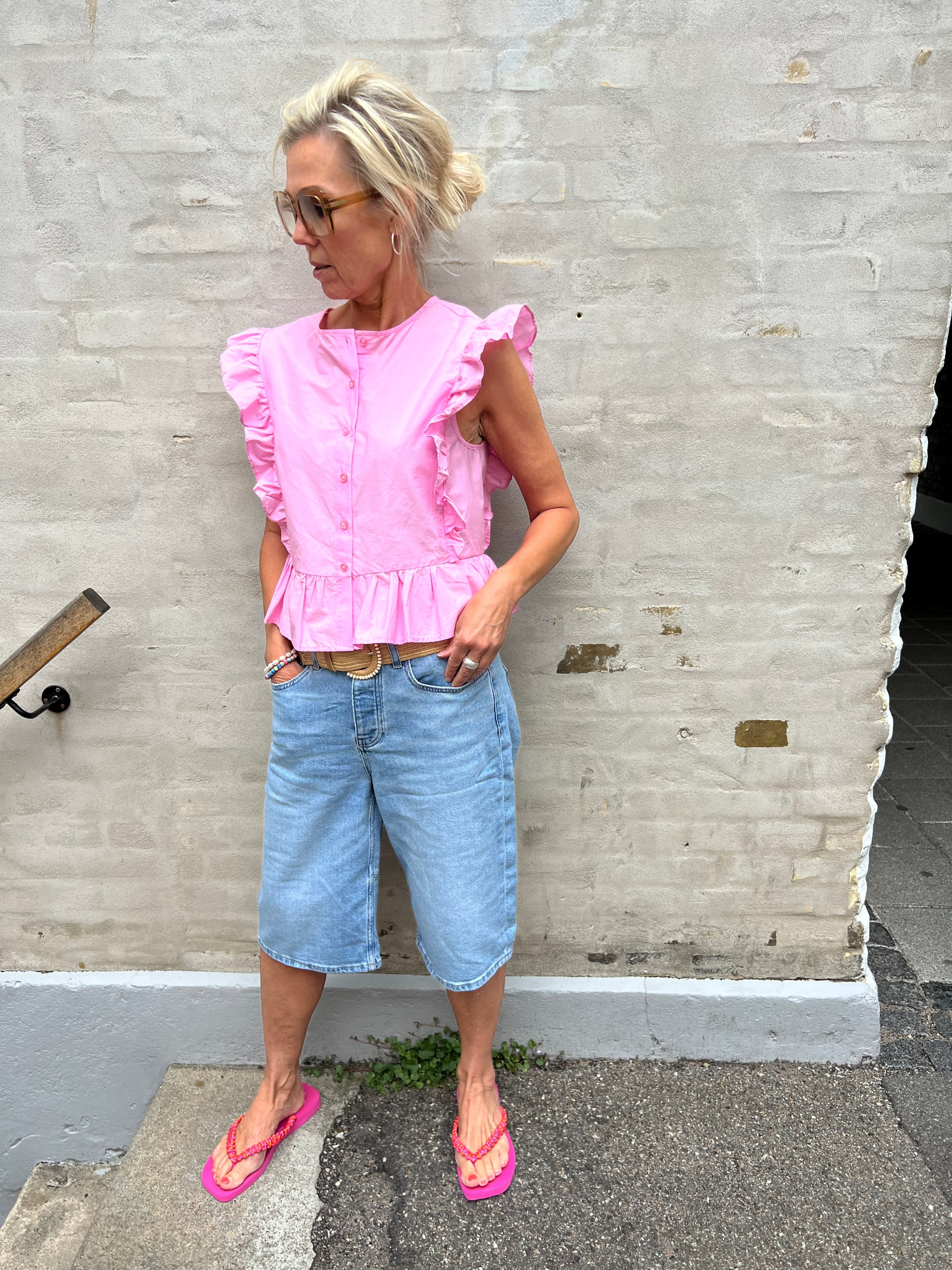 HOPE CILIE TOP - Pink Frosting