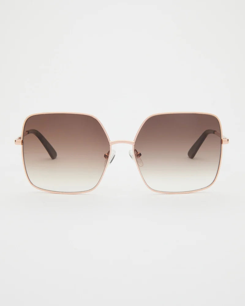 Billie rose gold tinted readers