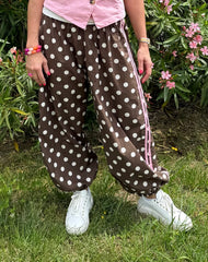 Ballon Dot Pants - Choko