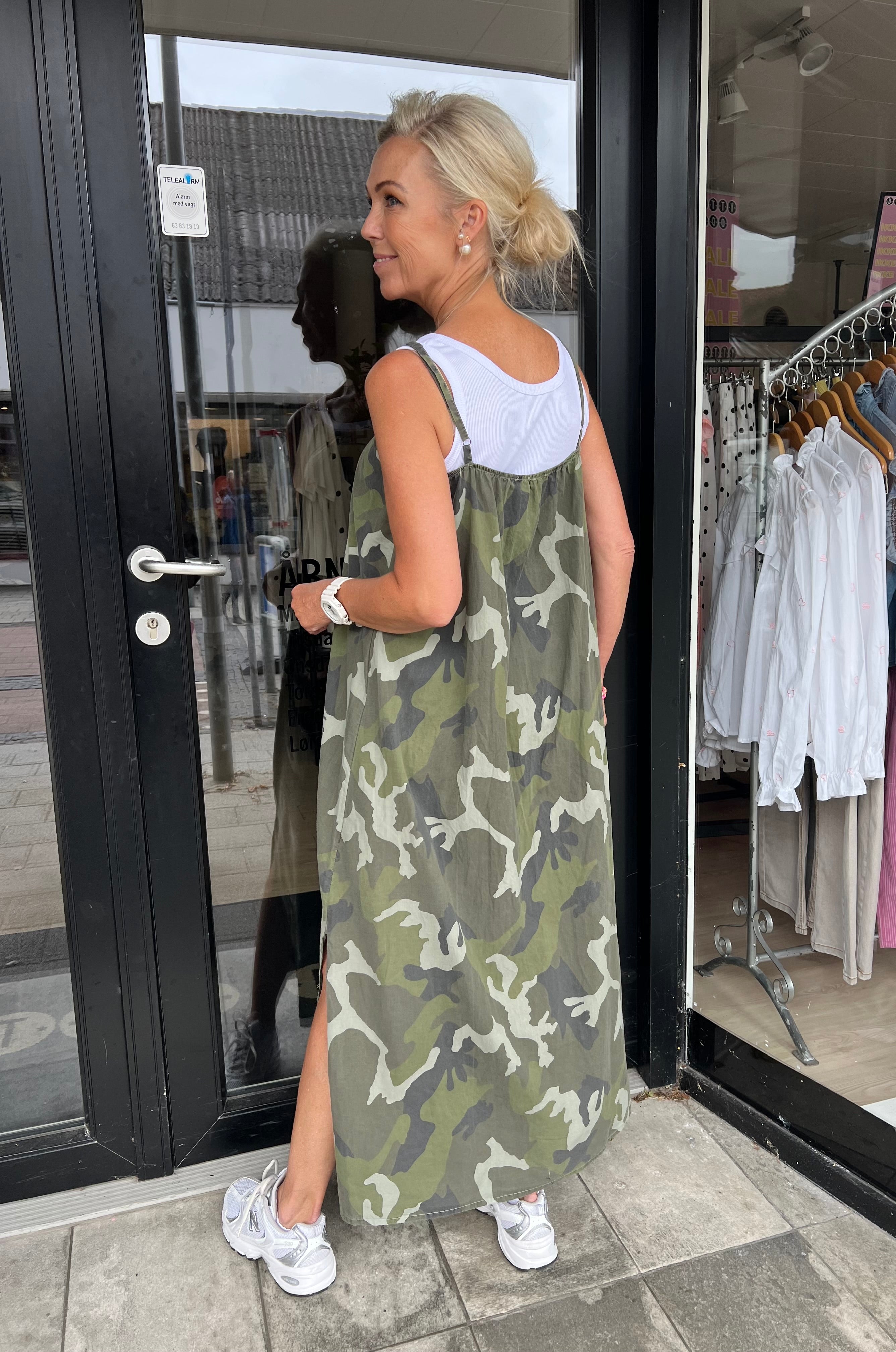 PREORDER-MINNA strap dress - Camoflage