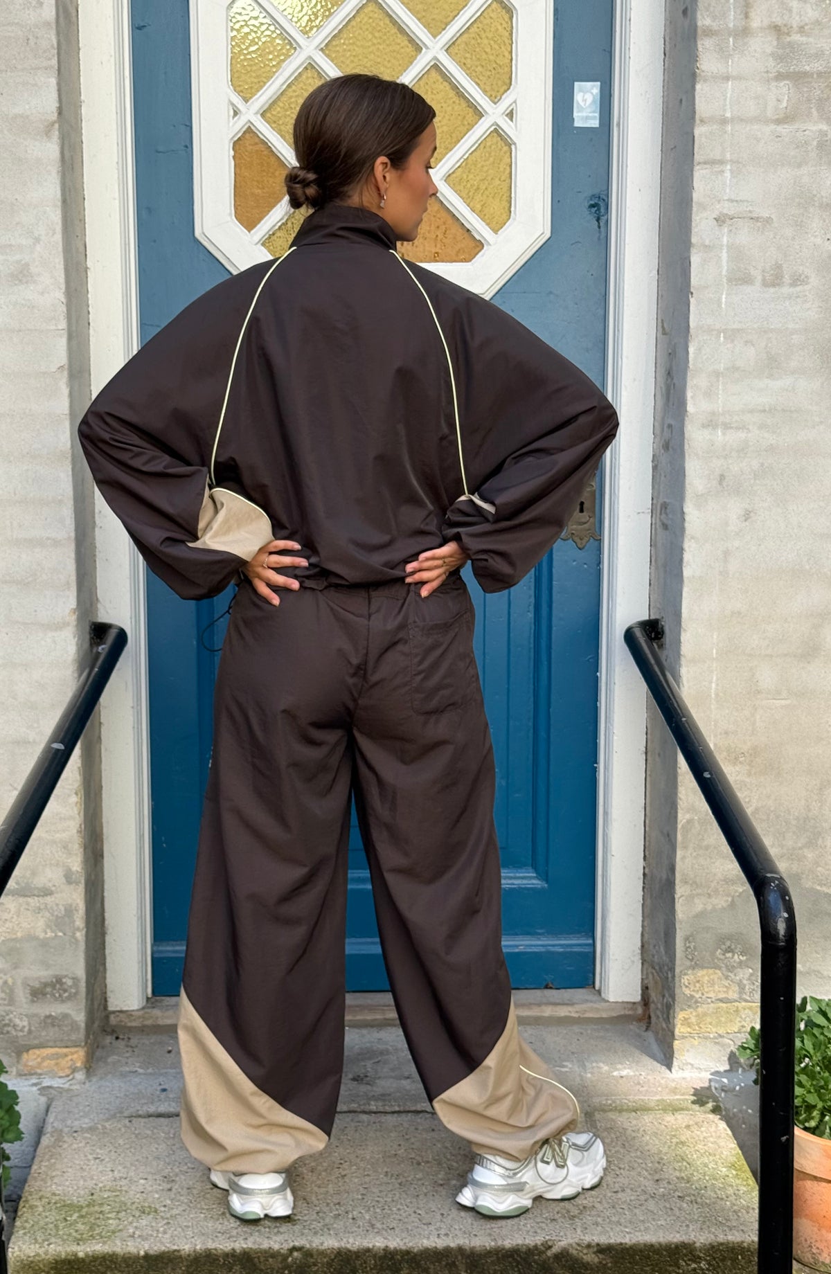 AloraCC Block Pant - Dark Brown