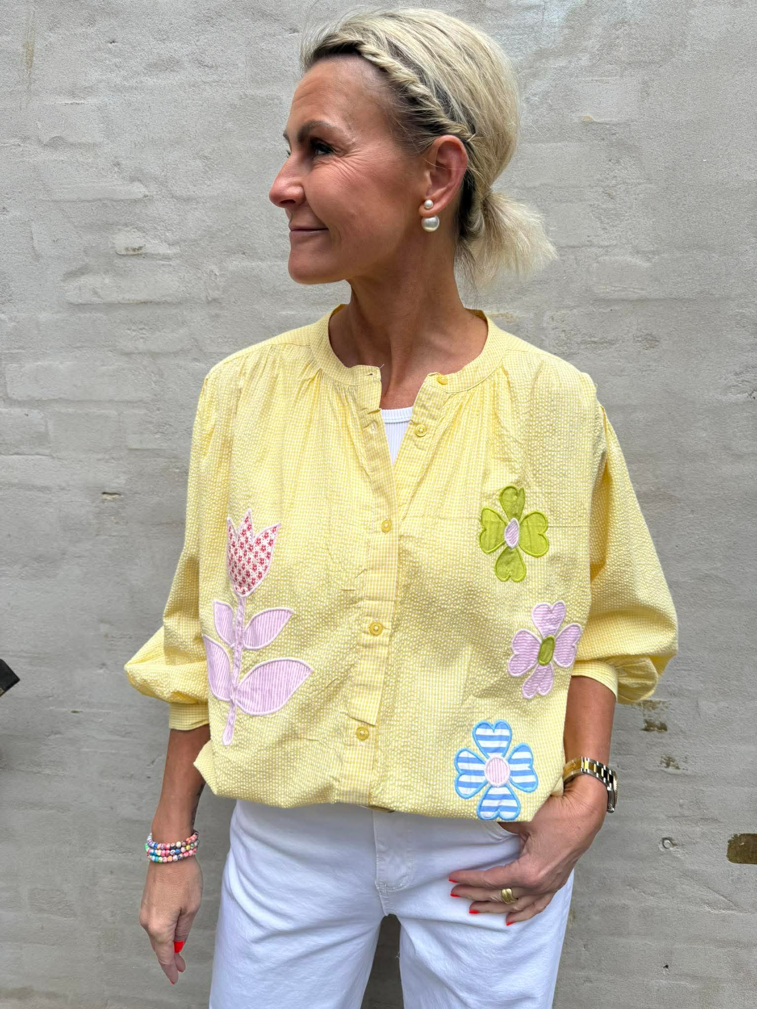 Flower Blouse - Yellow