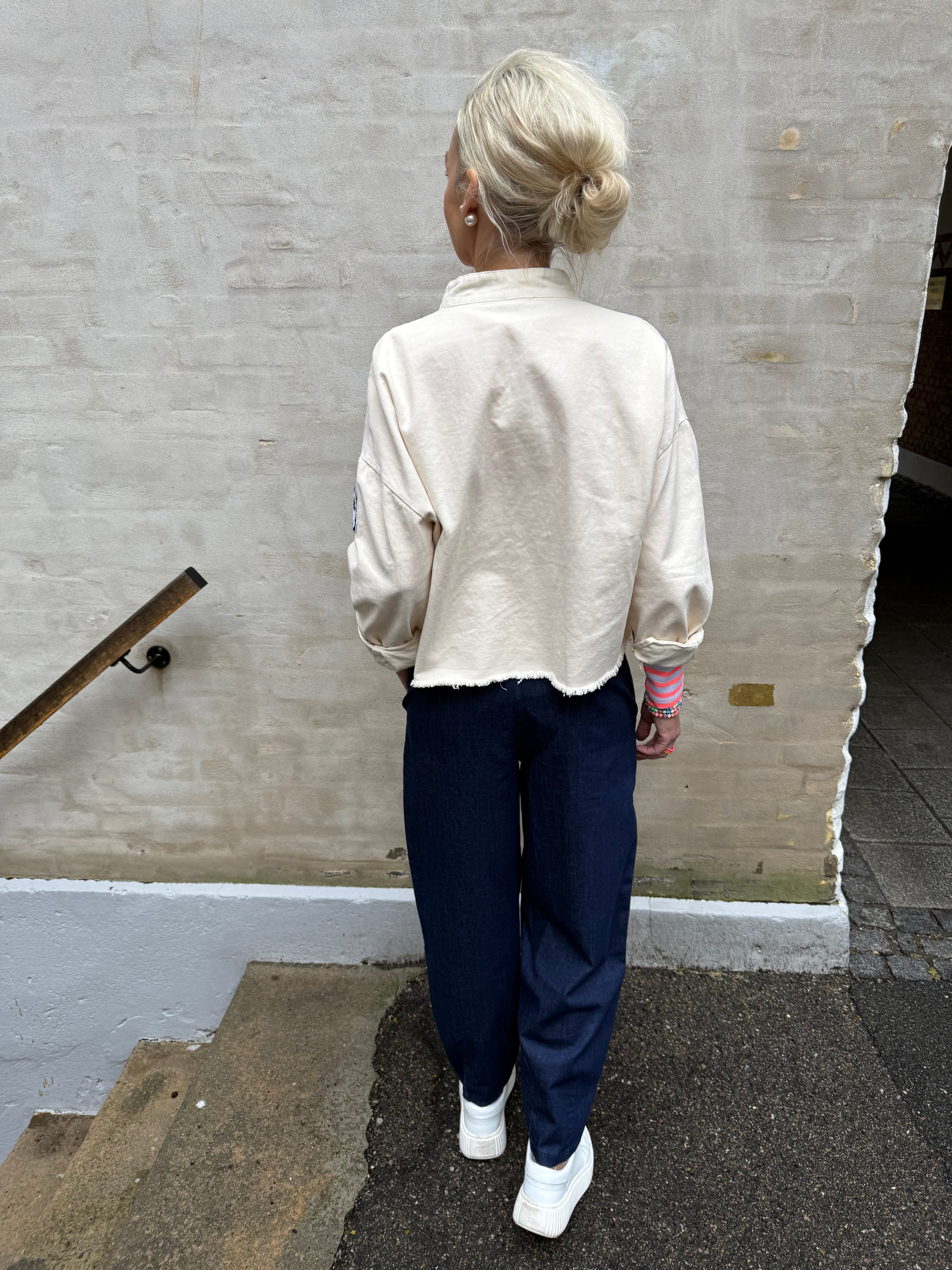 DENICE denim barrel pant - Denim