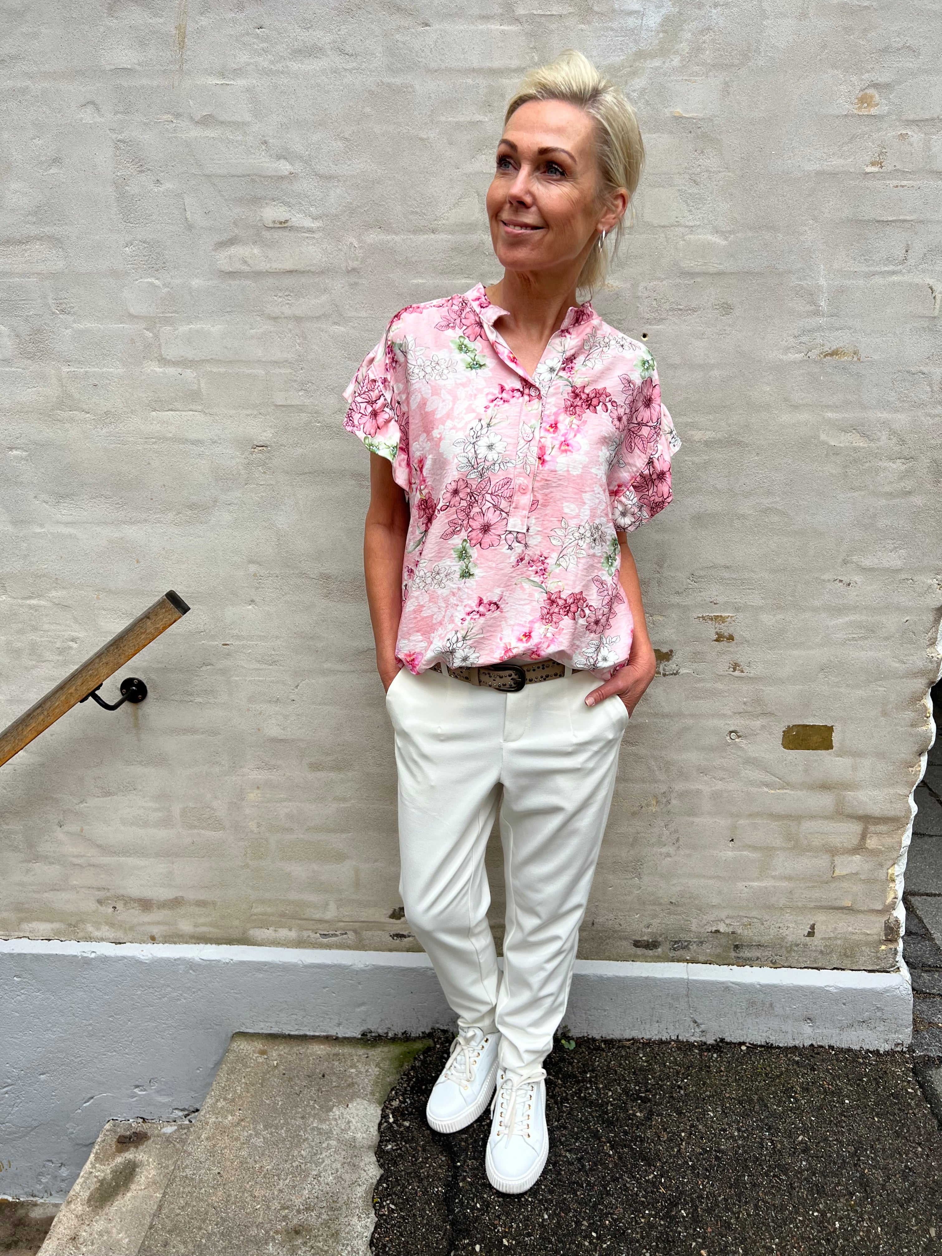 Lisa slim pant - Sandshell