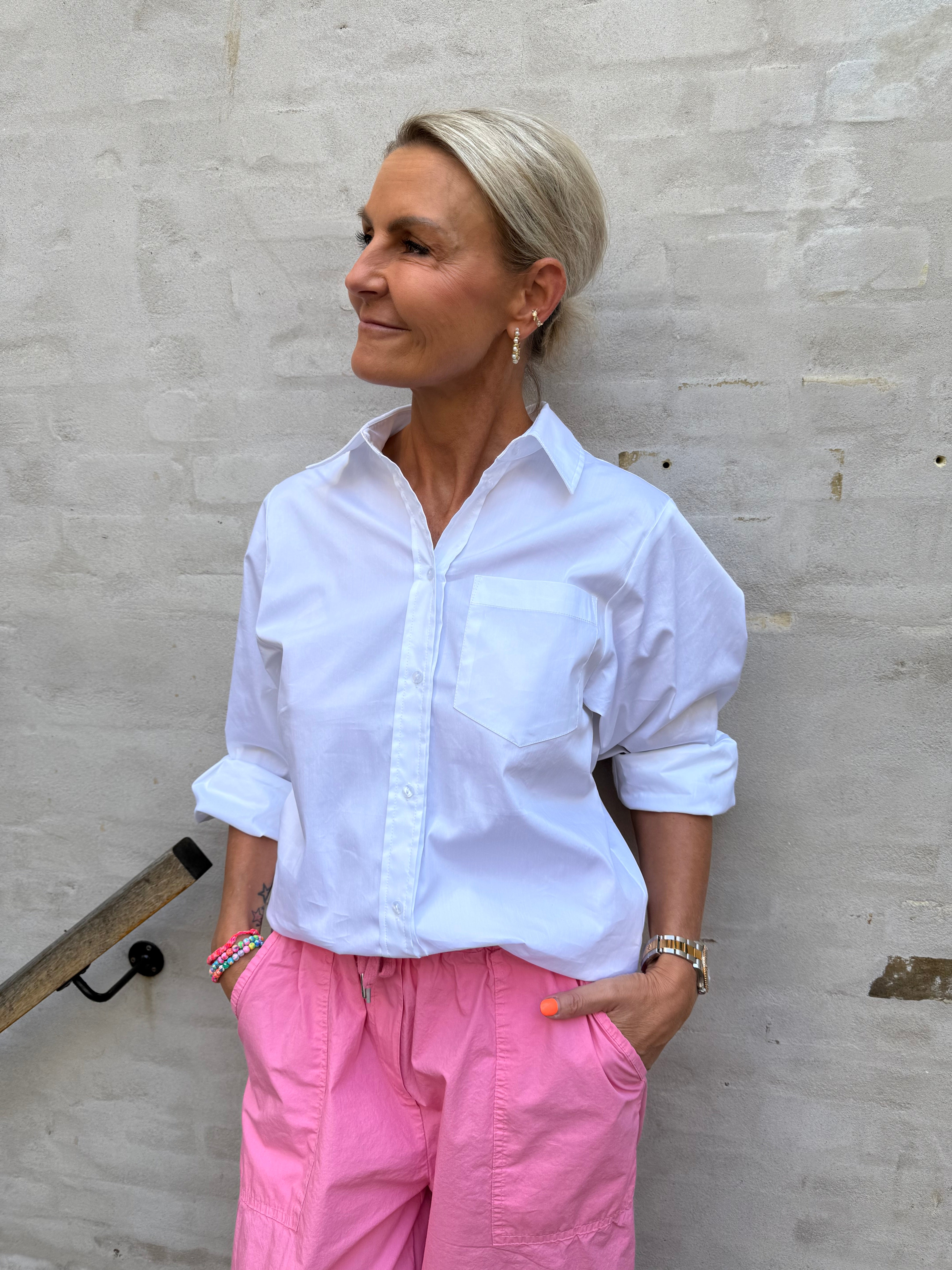Sanna bow shirt white