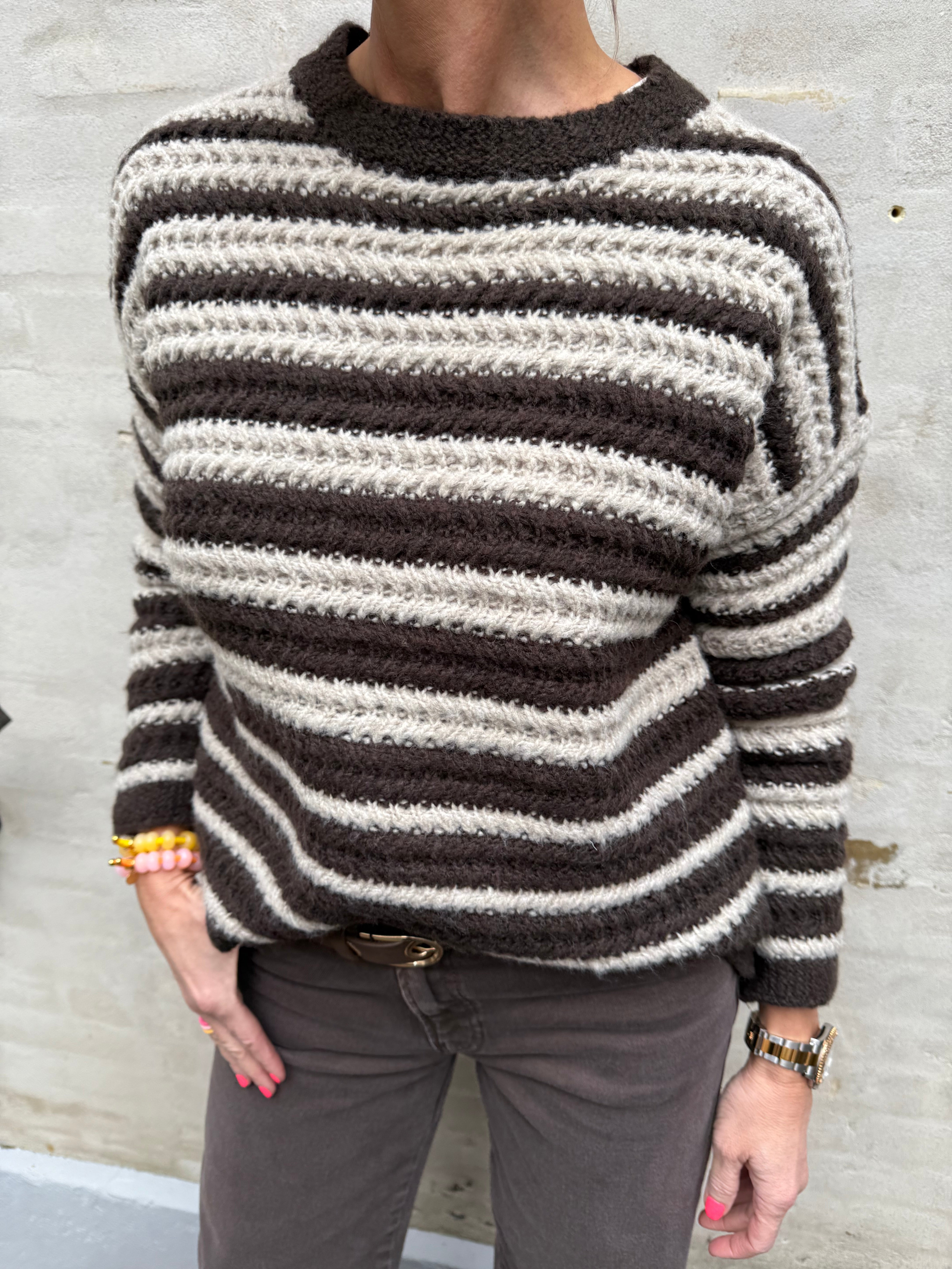 Victorine Knit - Moro/Beige