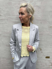 Buka Blazer - Light grey melange