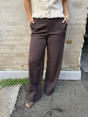 Lisa WIDE pant seal brown