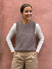 EMMY S/L VEST KNIT - Falcon