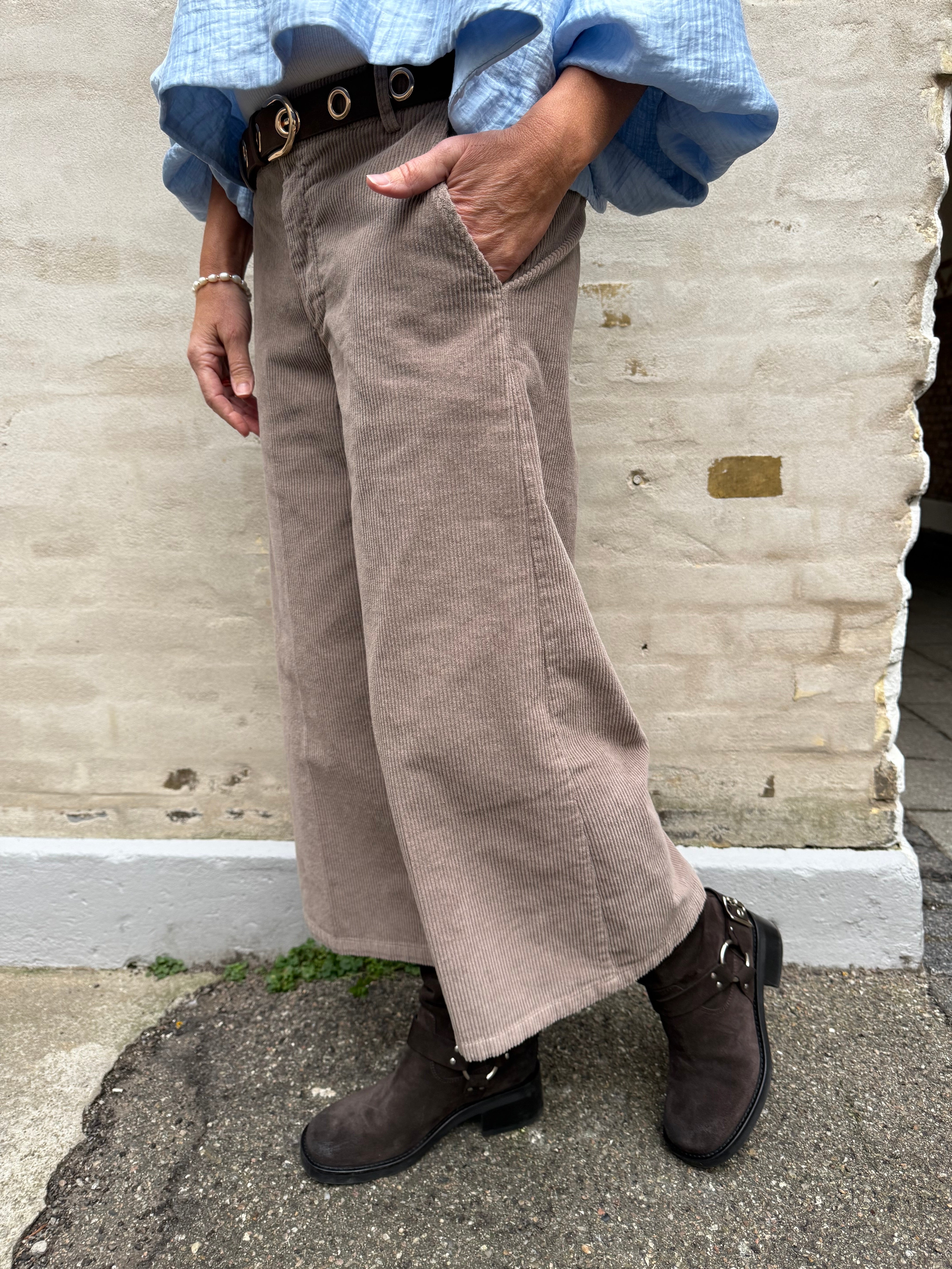 Cora Culotte Pant - Lt. Nougat