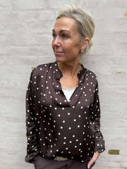 VALERY LS blouse - Coffee