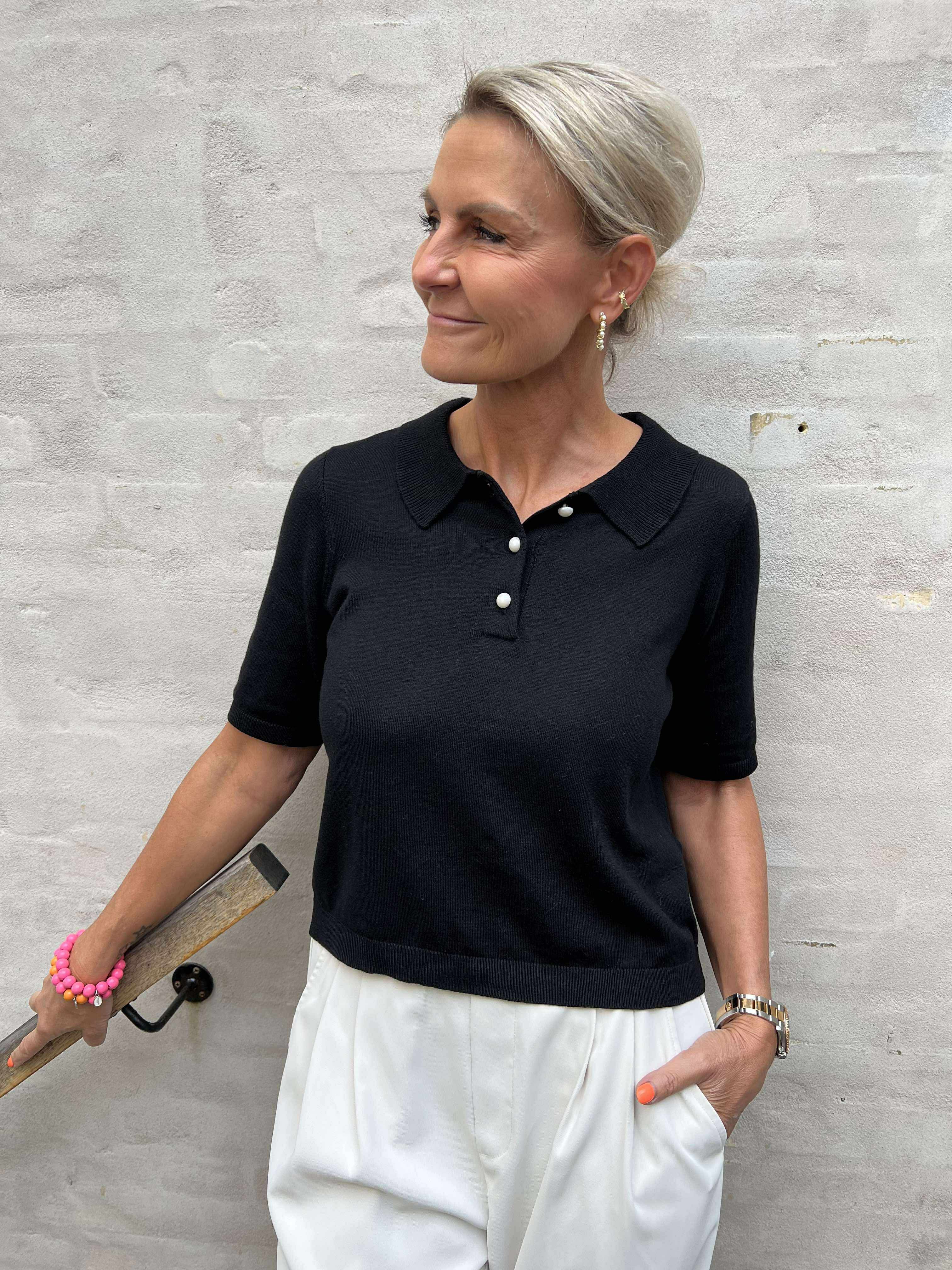 Bodil Pullover Knit - Black