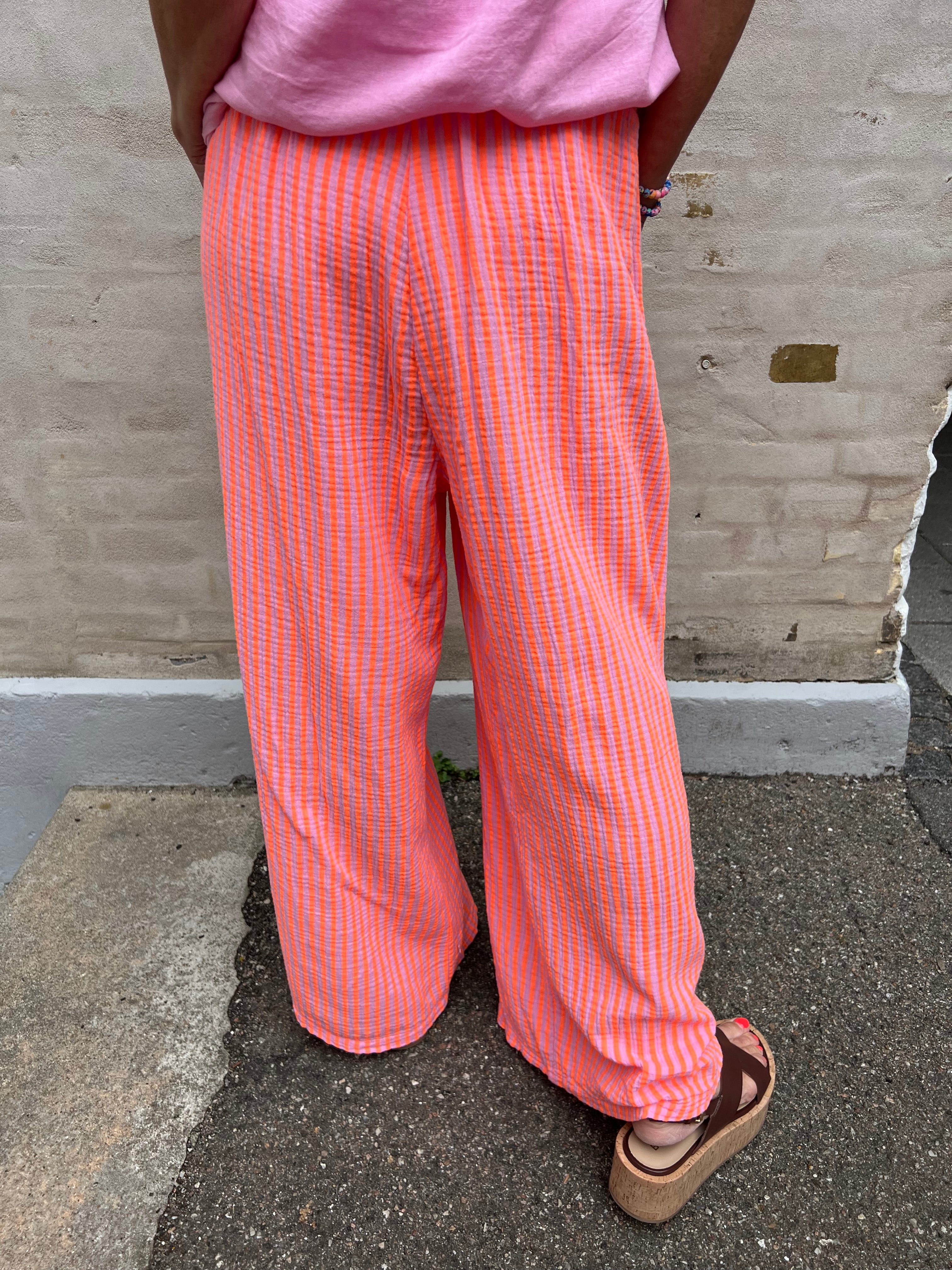 Diddy pant strib orange
