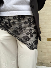 Lace Scarf - Black