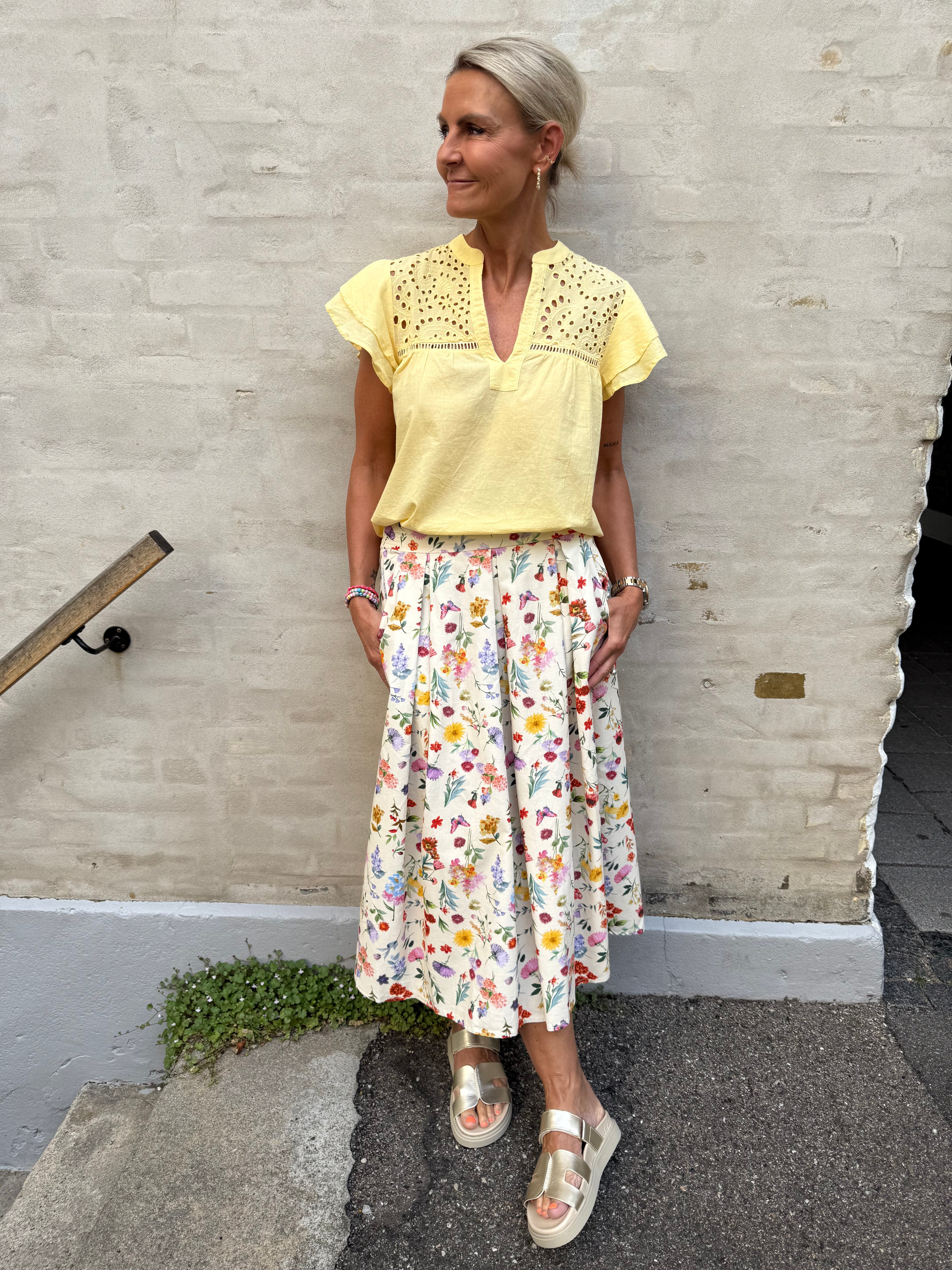 Christel Solid Top - Light Yellow