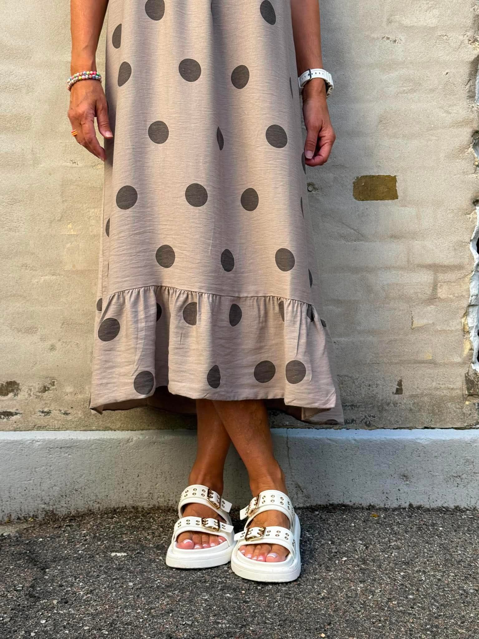 Dot Dress - Fango