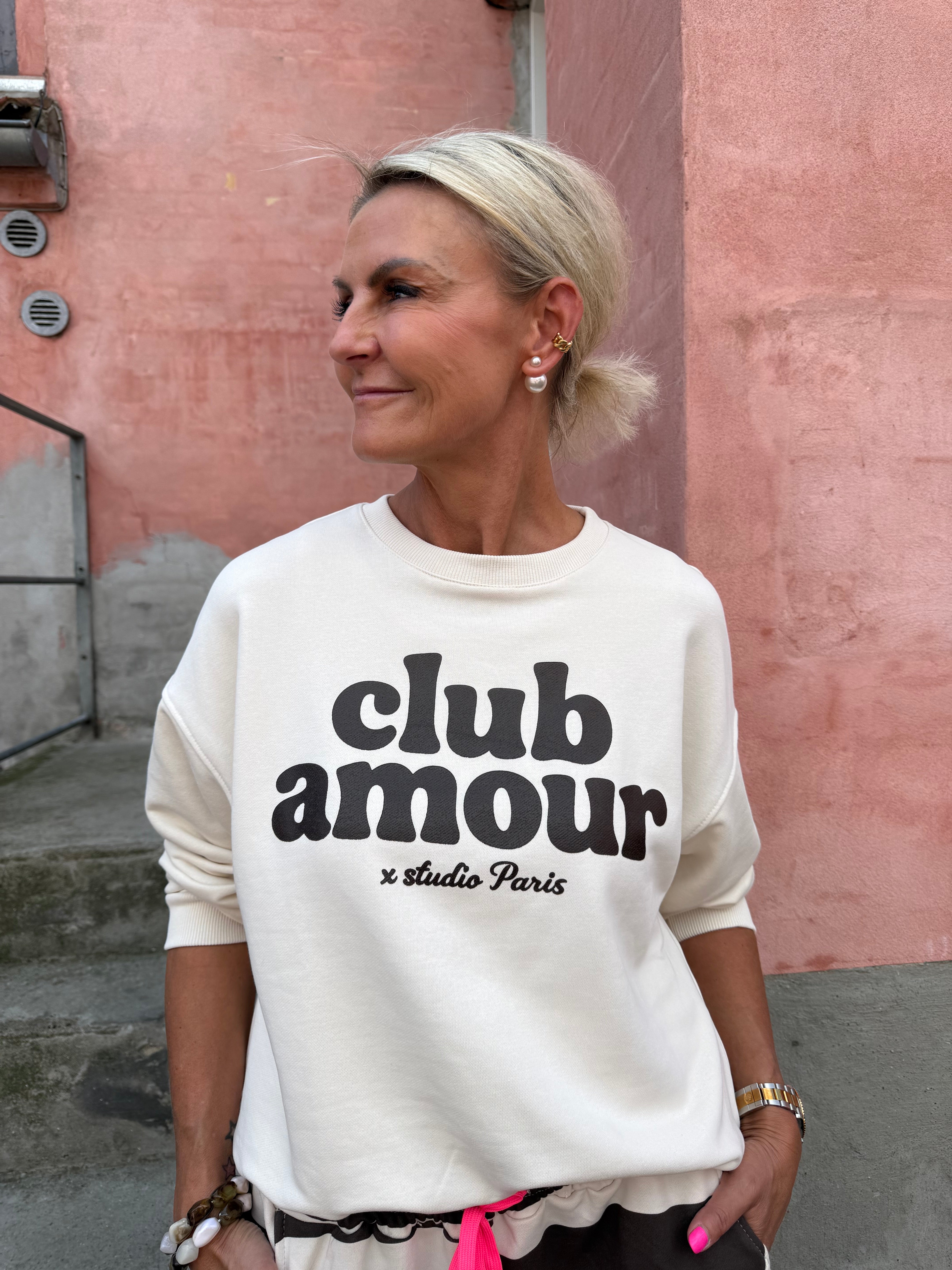 PREORDER-Club Amour Sweat - Beige/Moro
