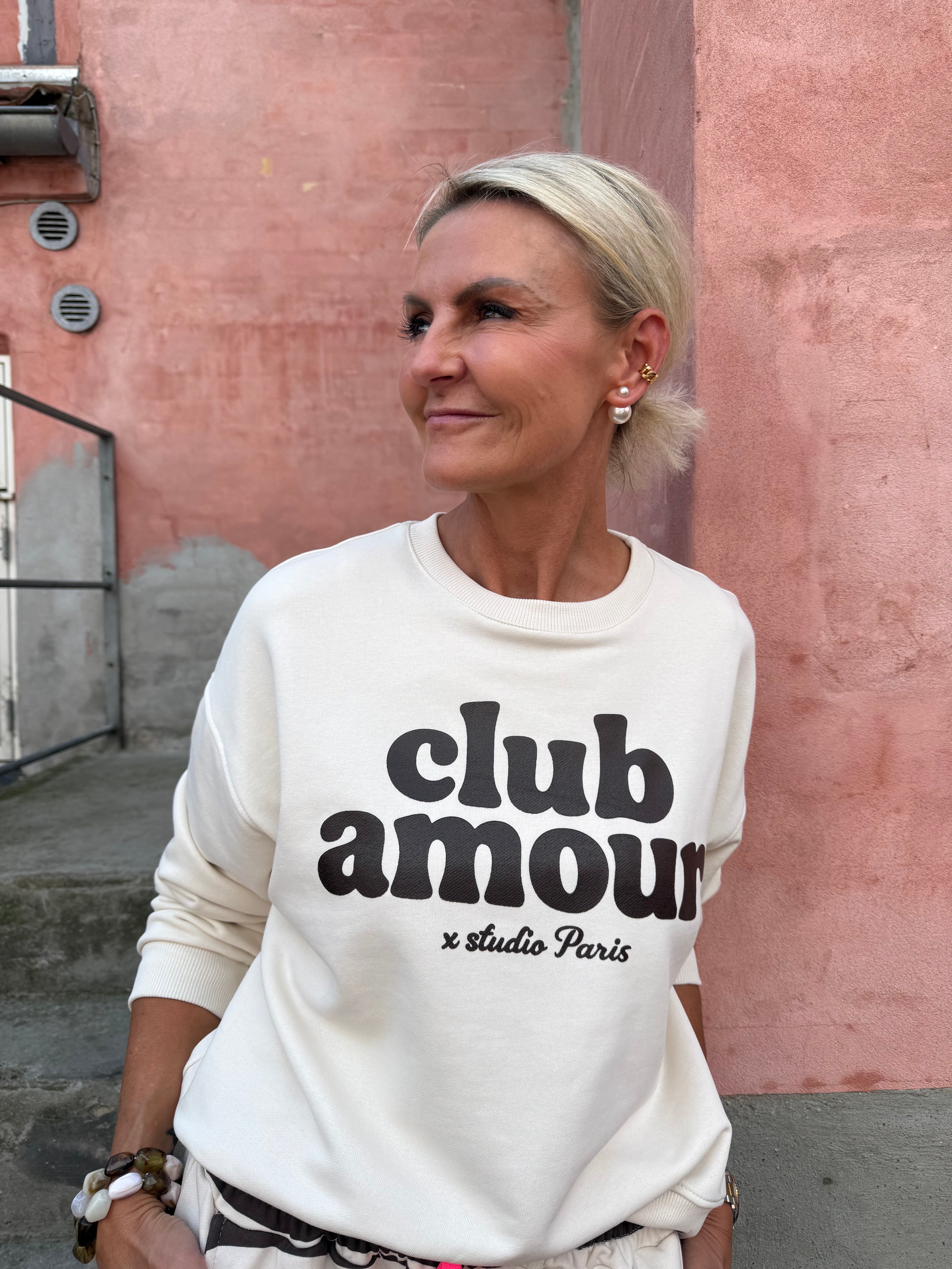 Club Amour Sweat - Beige/Moro