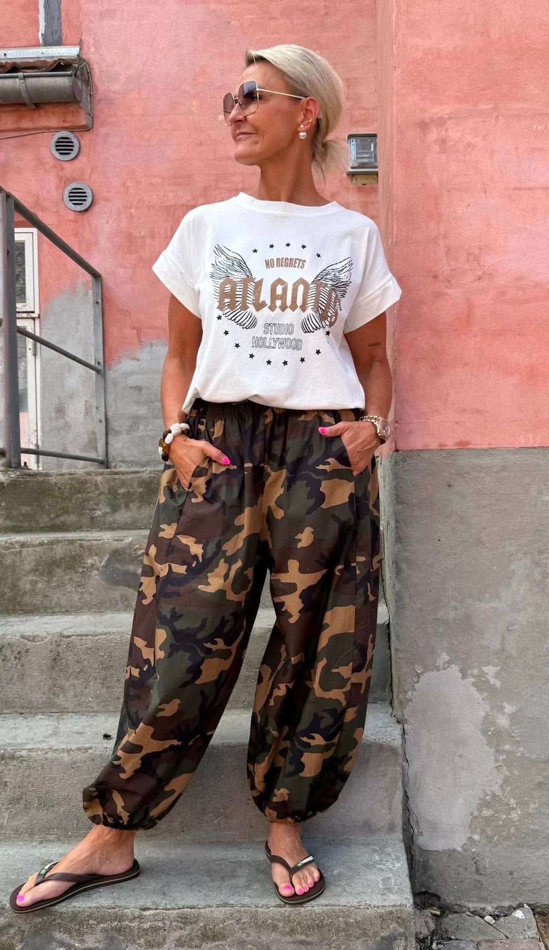 Ballon Pants - Camoflage