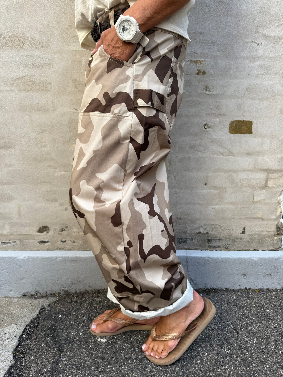 Lotte Pants - Beige/Brown
