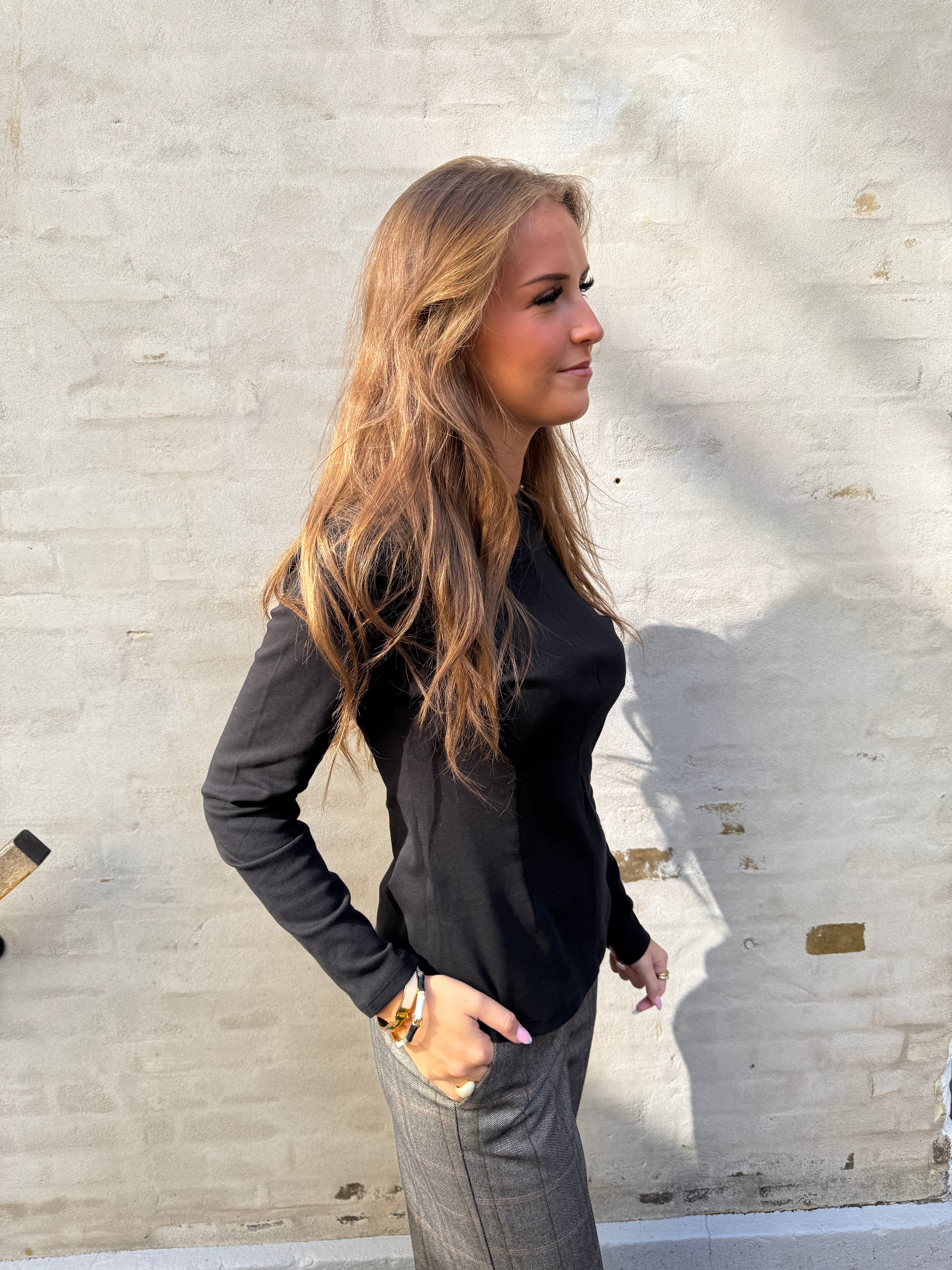 EVA L/S TOP - Black