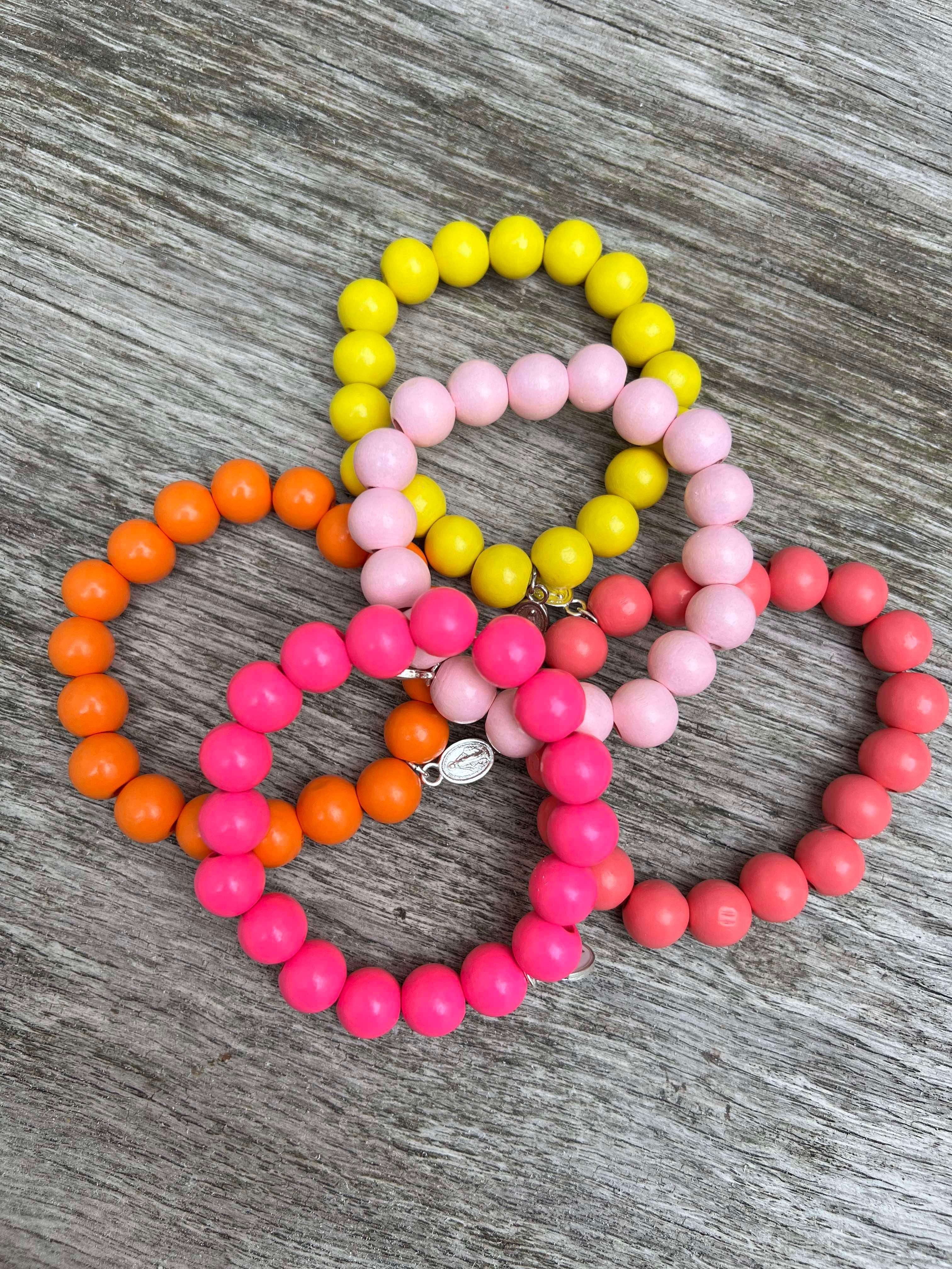 Timber bracelet baby pink