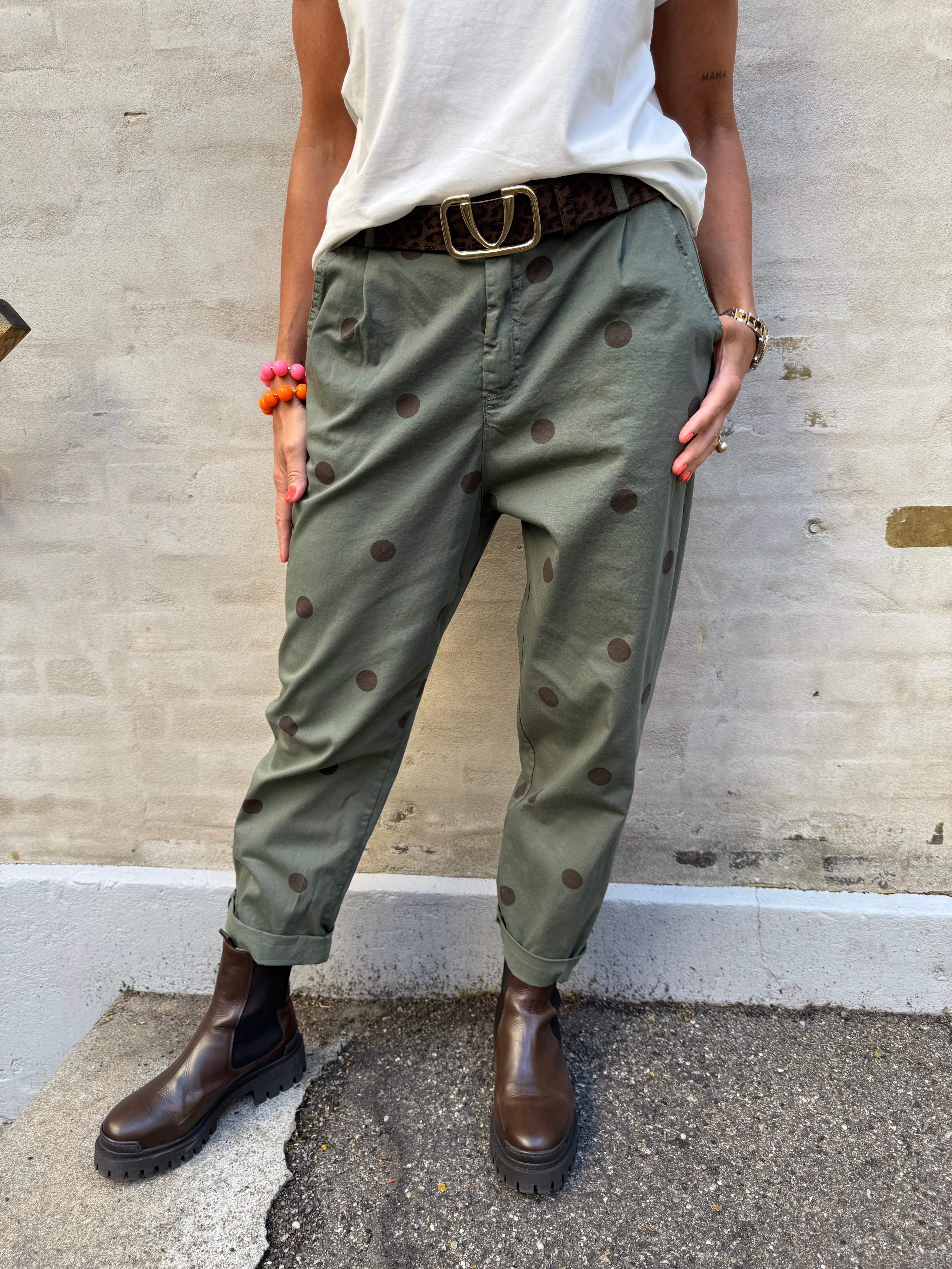 Dot Pants - Green Dot
