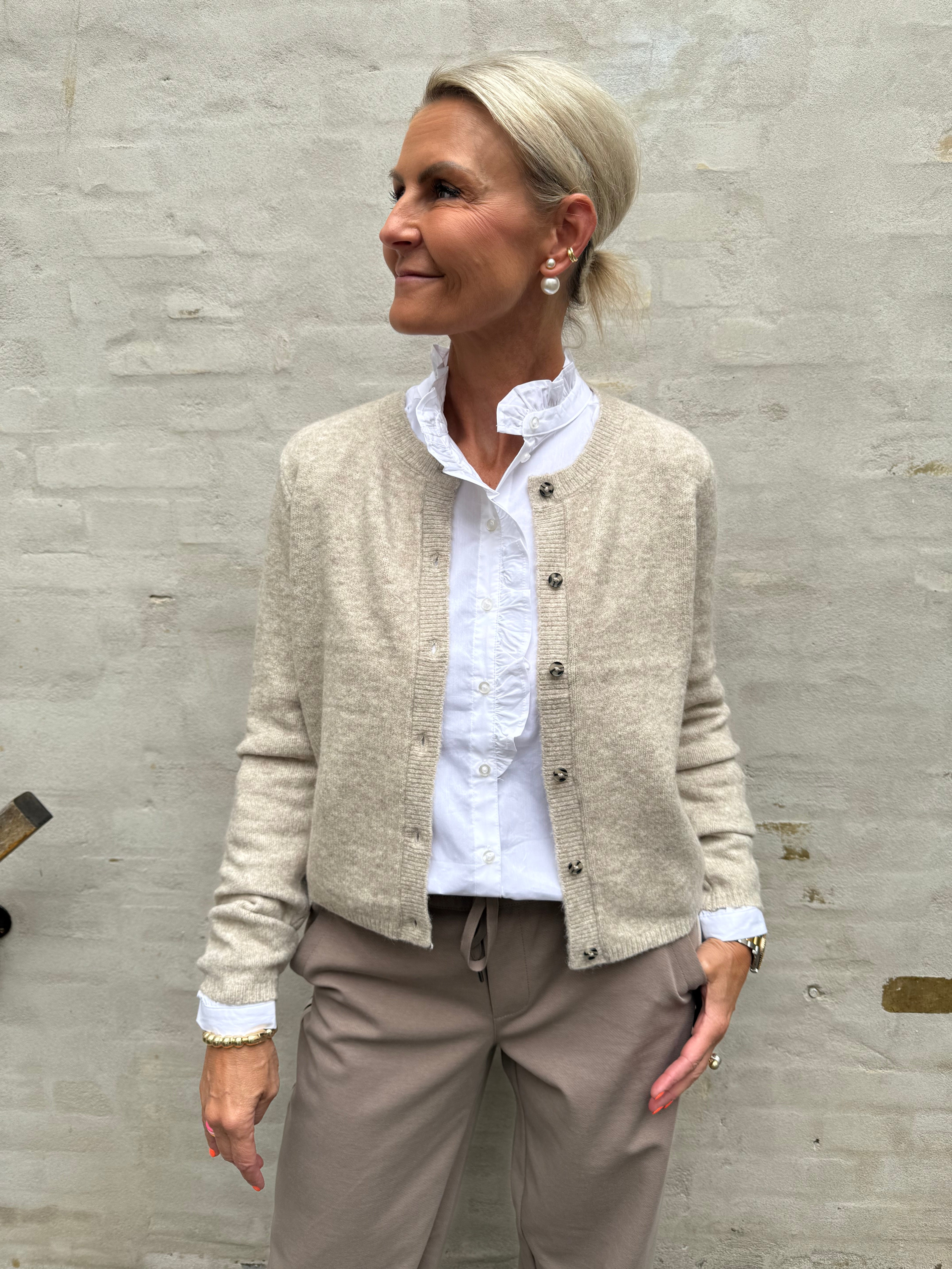 CHLOE LIFE CARDIGAN - Turtledove MELANGE