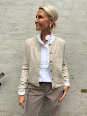 CHLOE LIFE CARDIGAN - Turtledove MELANGE