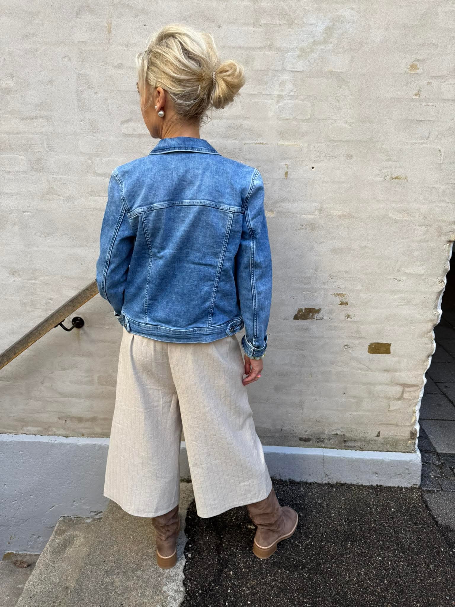 Adrielle Pants - Beige Stripe