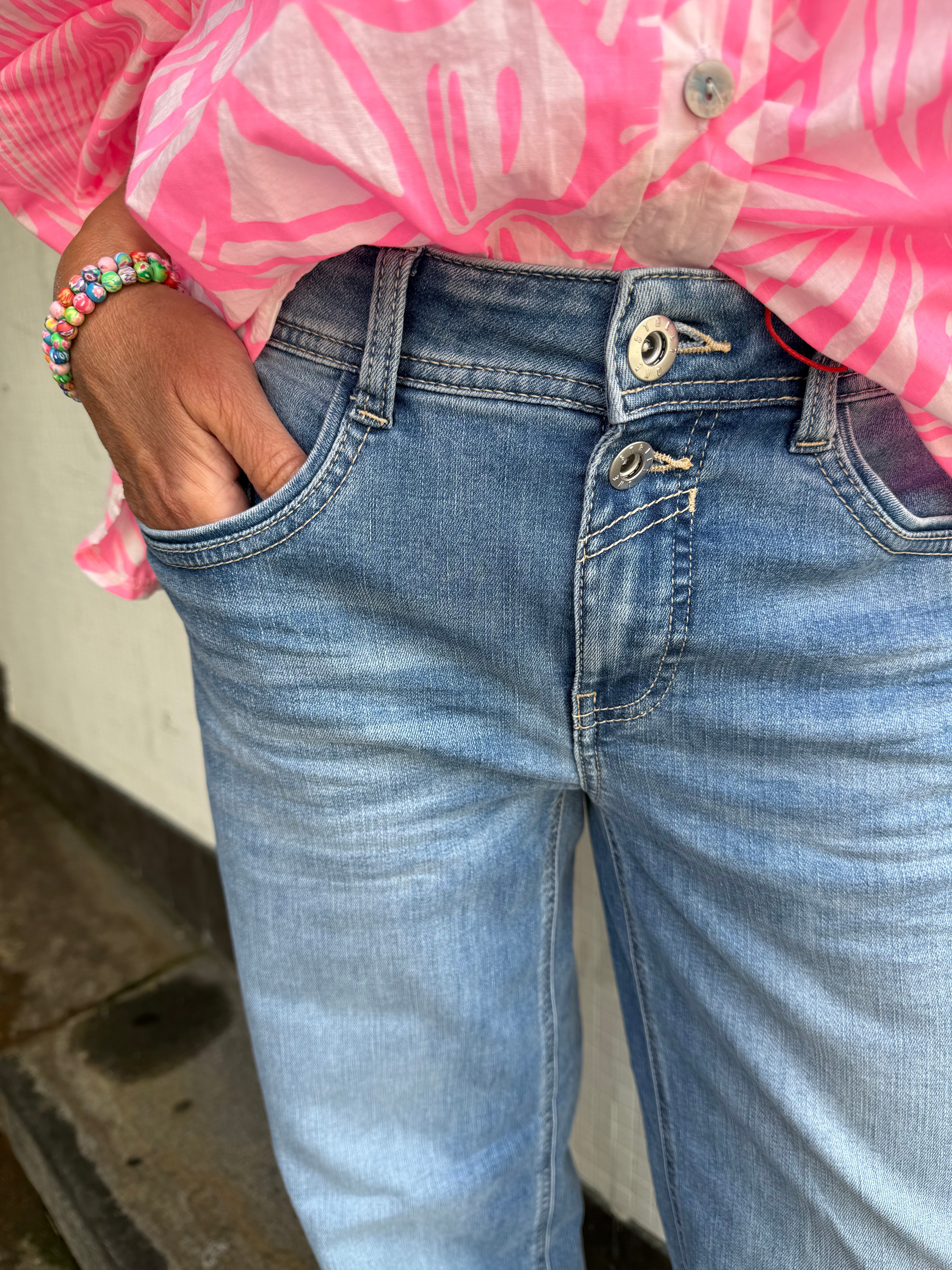 Denim Straight Leg - Blå