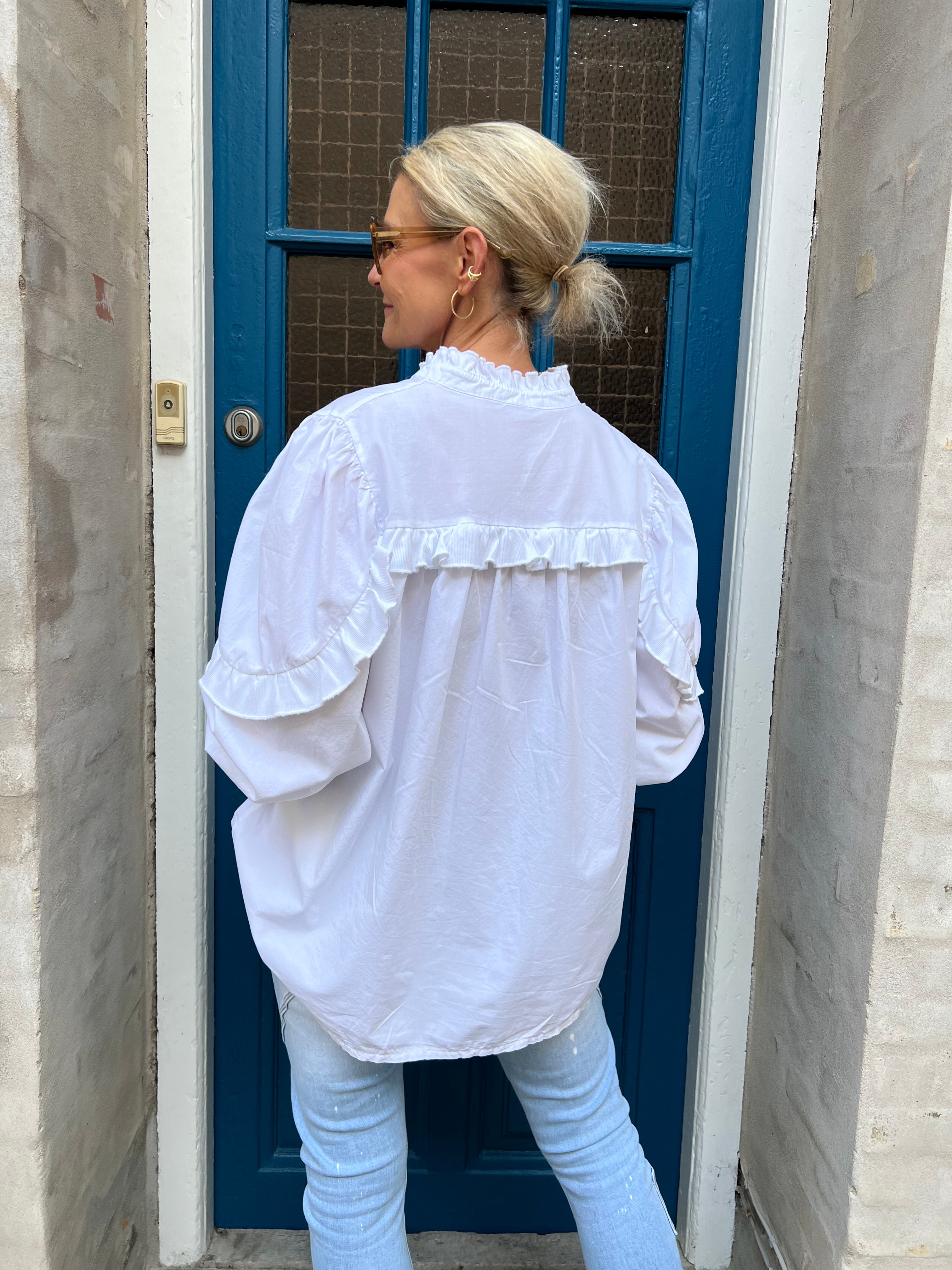 Nora shirt white
